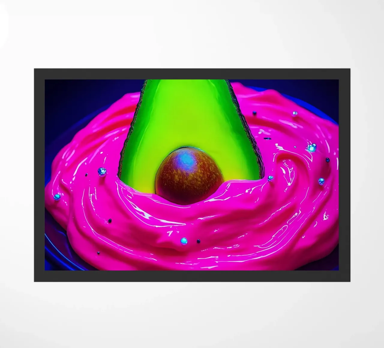 Avocado a immersione - Pop Art zerbino da ColorCrash Gallery