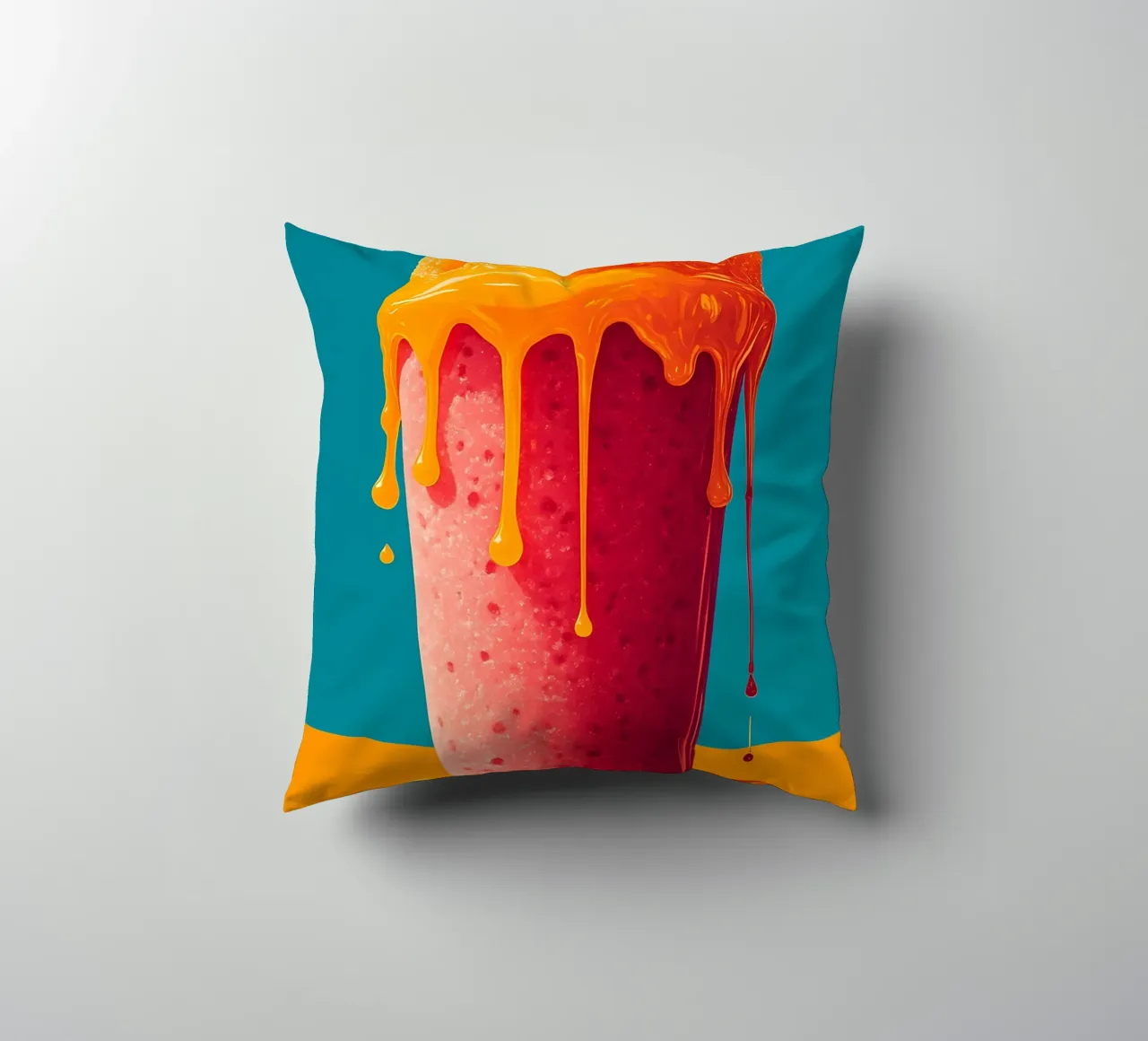 Frullato - Pop Art cuscino da ColorCrash Gallery