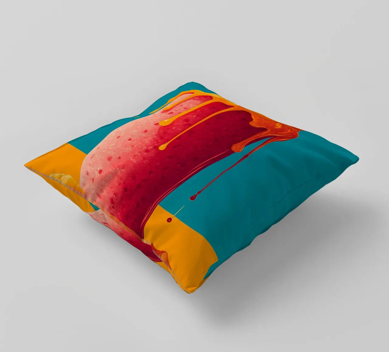 Frullato - Pop Art cuscino da ColorCrash Gallery