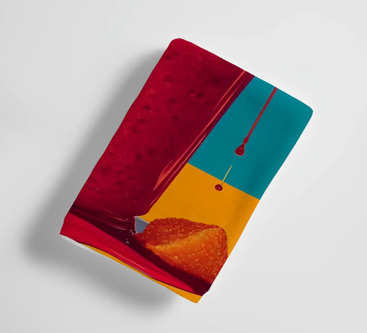 Frullato - Pop Art asciugamano da bagno da ColorCrash Gallery