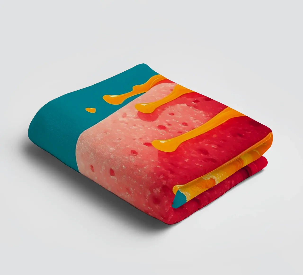 Frullato - Pop Art asciugamano da bagno da ColorCrash Gallery