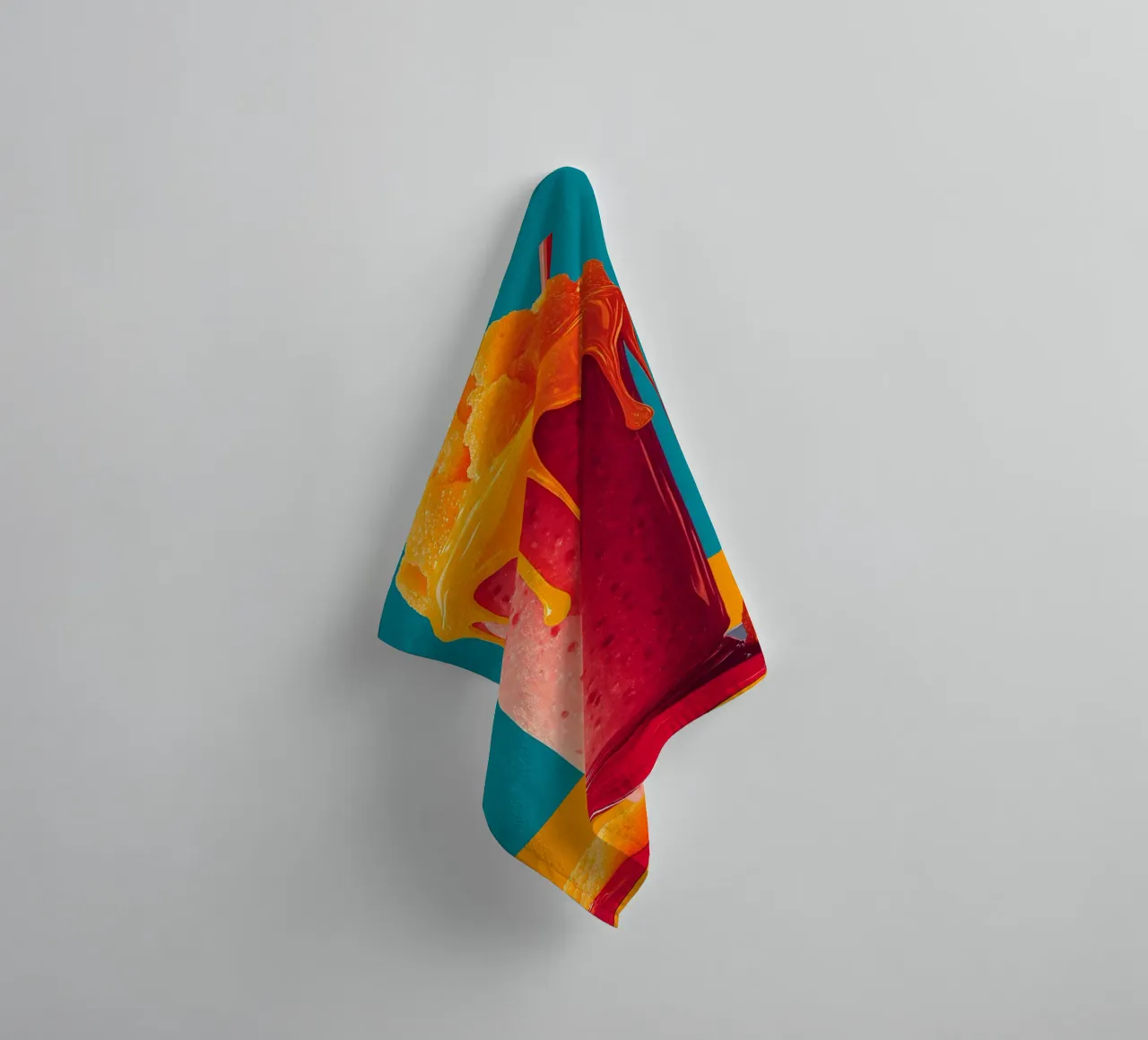 Frullato - Pop Art asciugamano da bagno da ColorCrash Gallery