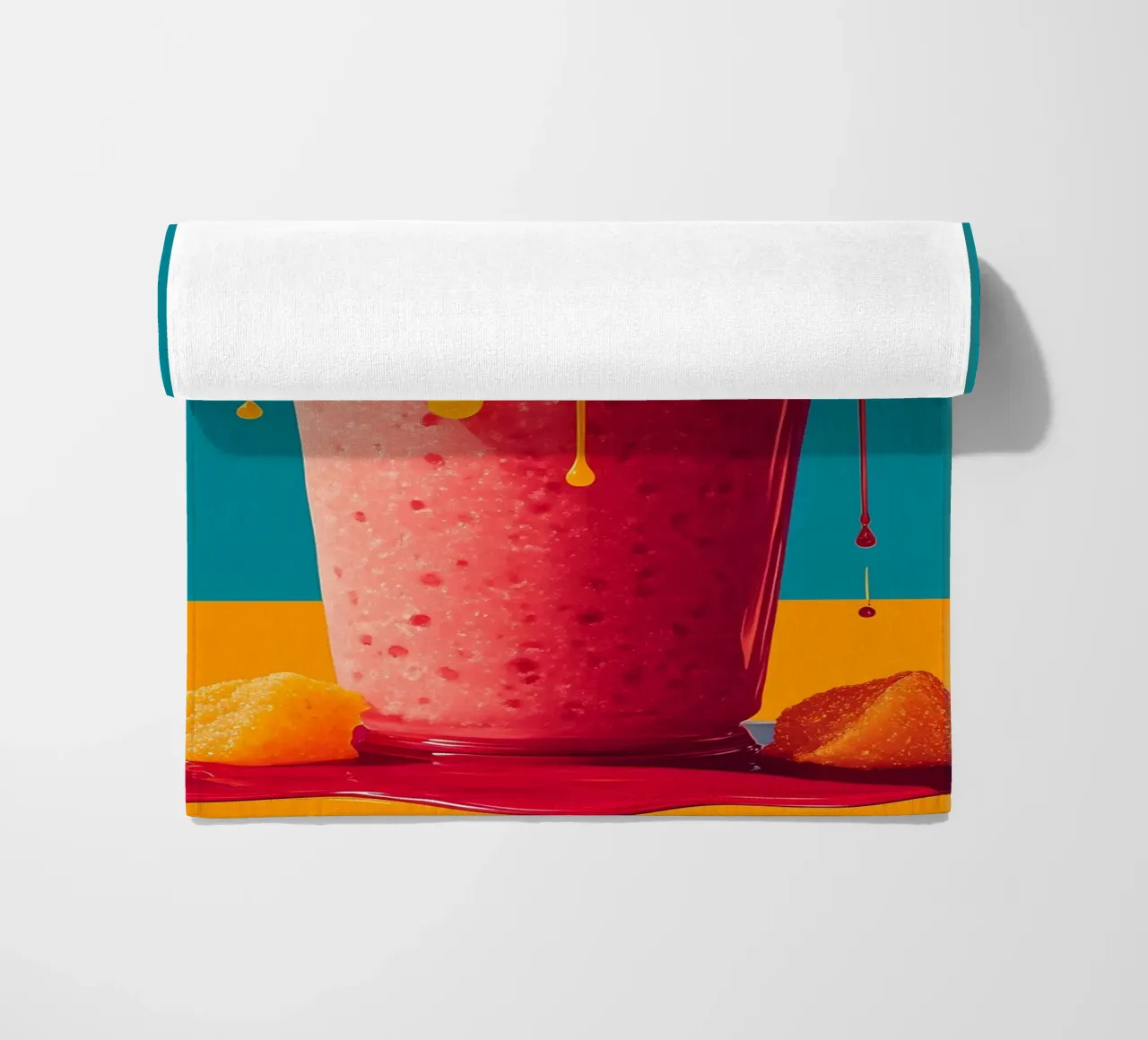 Frullato - Pop Art telo mare da ColorCrash Gallery