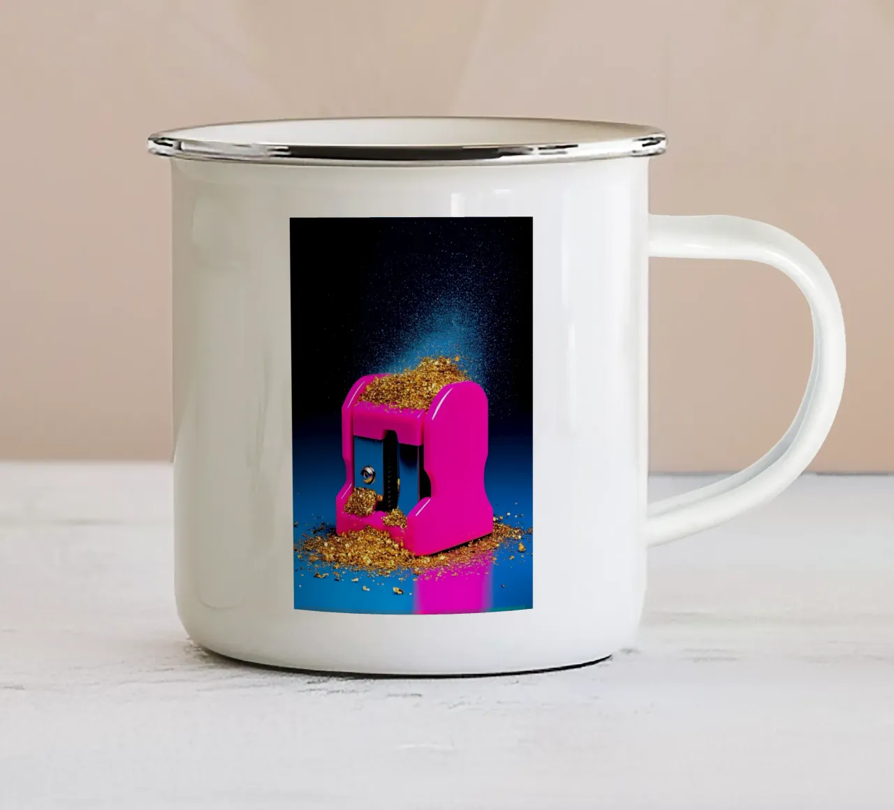 Temperamatite - Pop Art tazza in smalto da ColorCrash Gallery