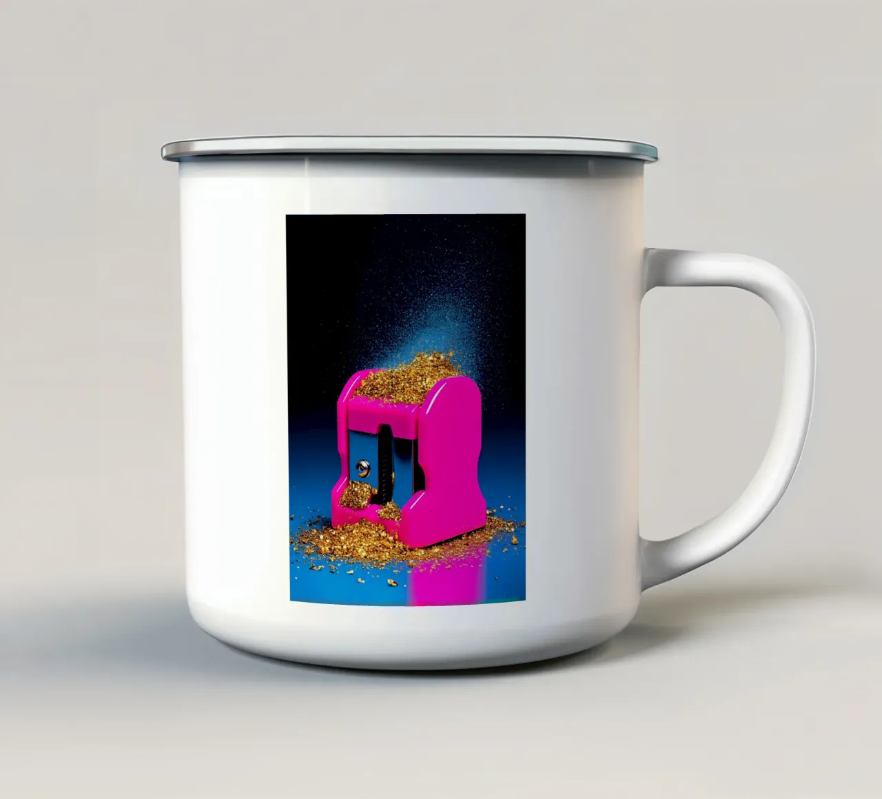 Temperamatite - Pop Art tazza in smalto da ColorCrash Gallery
