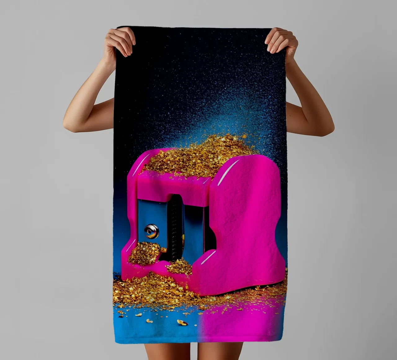 Temperamatite - Pop Art asciugamano da bagno da ColorCrash Gallery