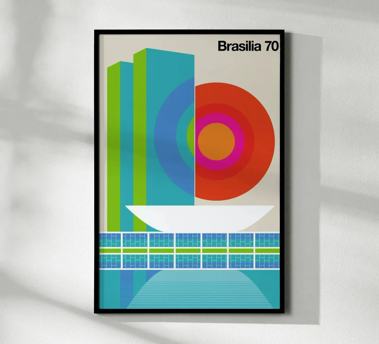 Brasilia poster da Bo Lundberg