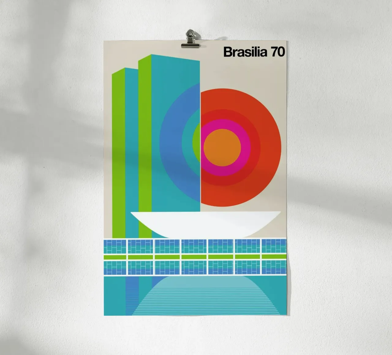 Brasilia poster da Bo Lundberg