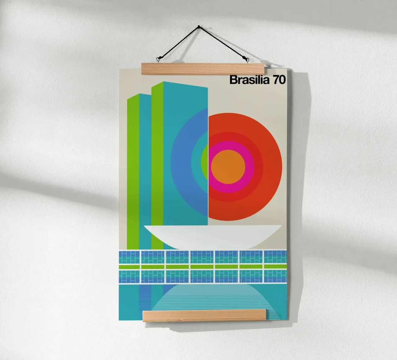 Brasilia poster da Bo Lundberg