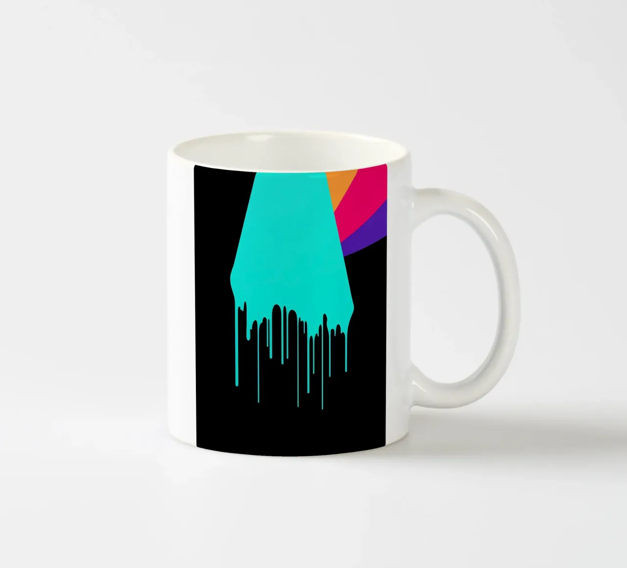 Vernice gocciolante - Pop Art tazza in ceramica da ColorCrash Gallery