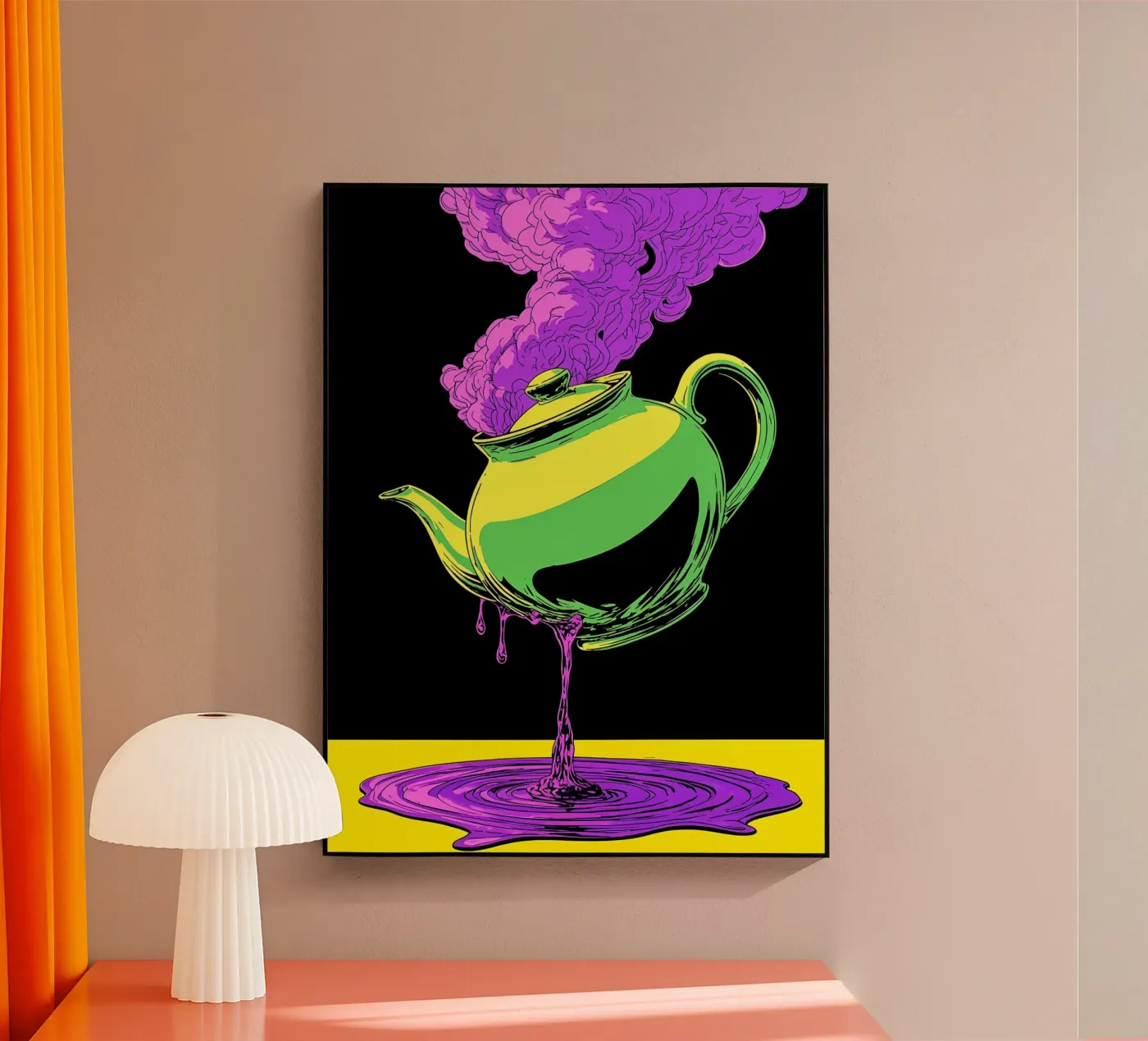 Teiera - Pop Art plexiglass da ColorCrash Gallery