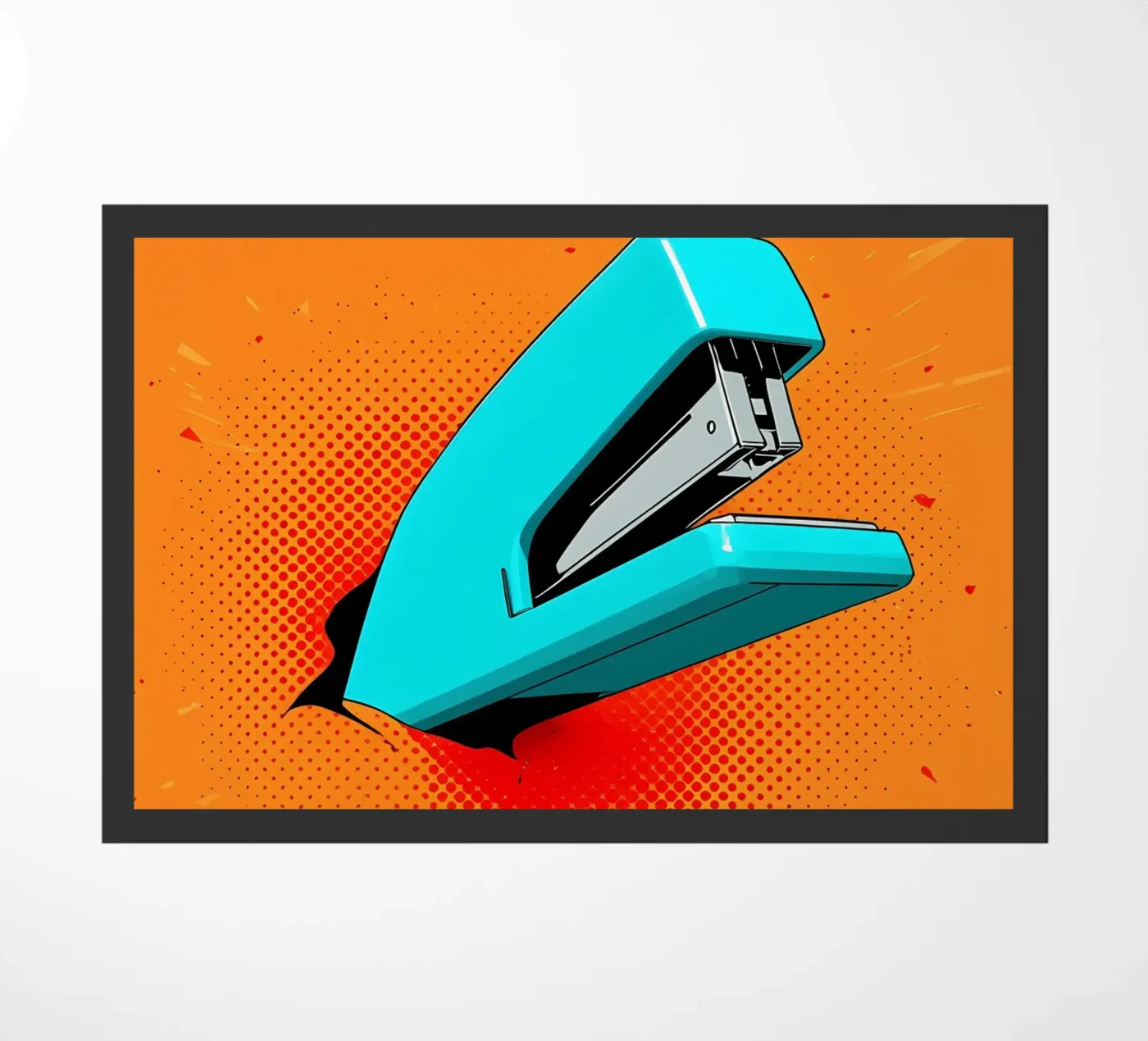 Stacker - Pop Art doormat by ColorCrash Gallery