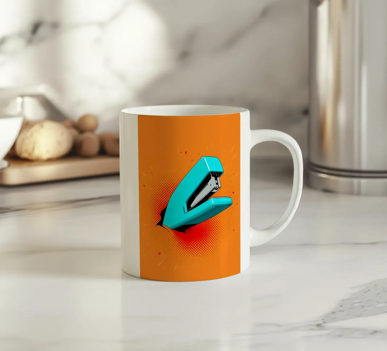 Impilatore - Pop Art tazza in ceramica da ColorCrash Gallery