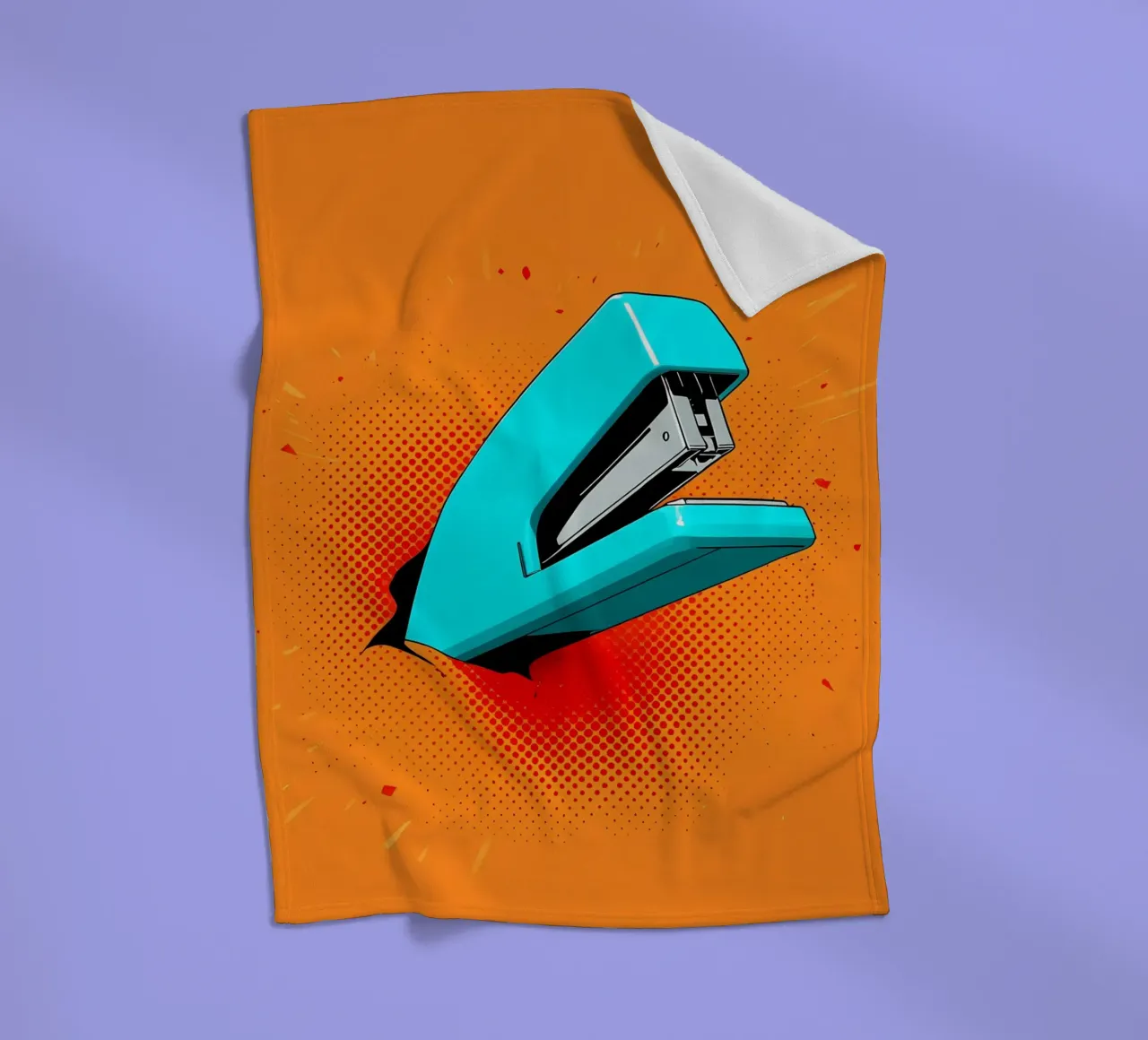 Impilatore - Pop Art coperta in pile da ColorCrash Gallery