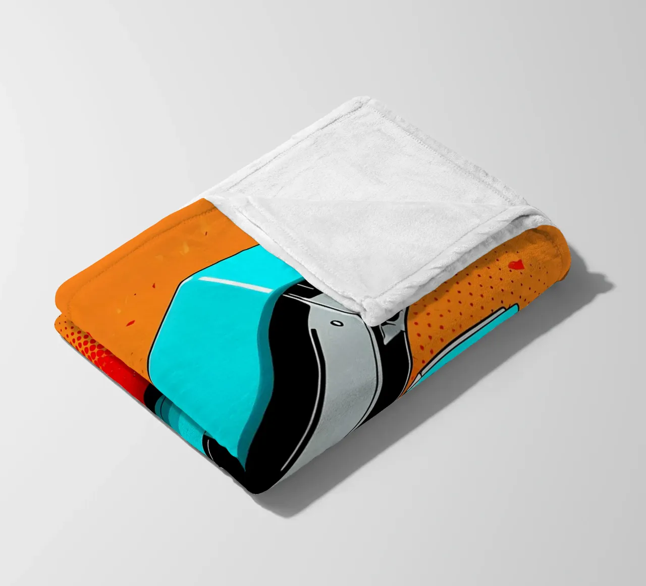 Impilatore - Pop Art coperta in pile da ColorCrash Gallery