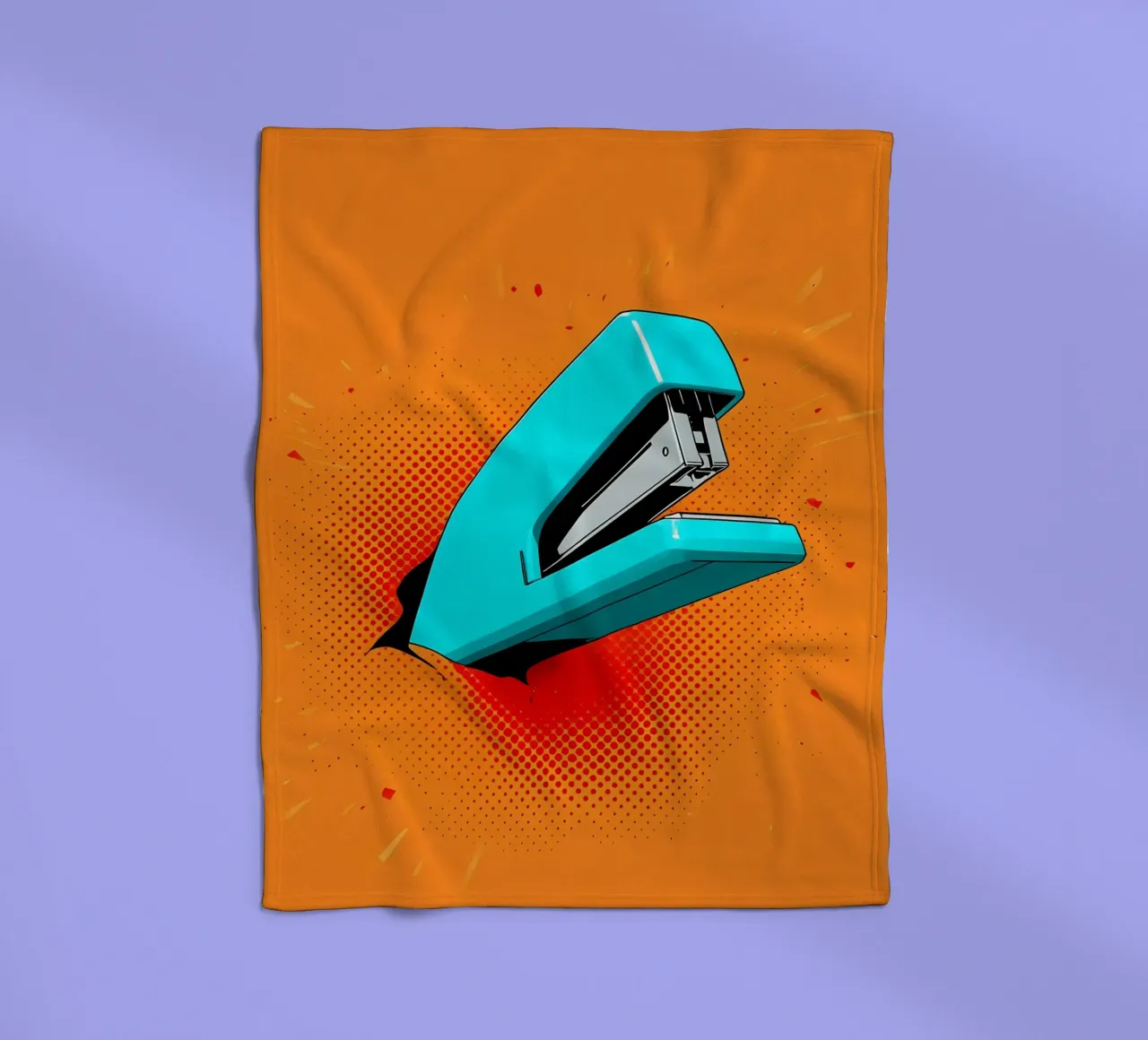 Impilatore - Pop Art coperta in pile da ColorCrash Gallery