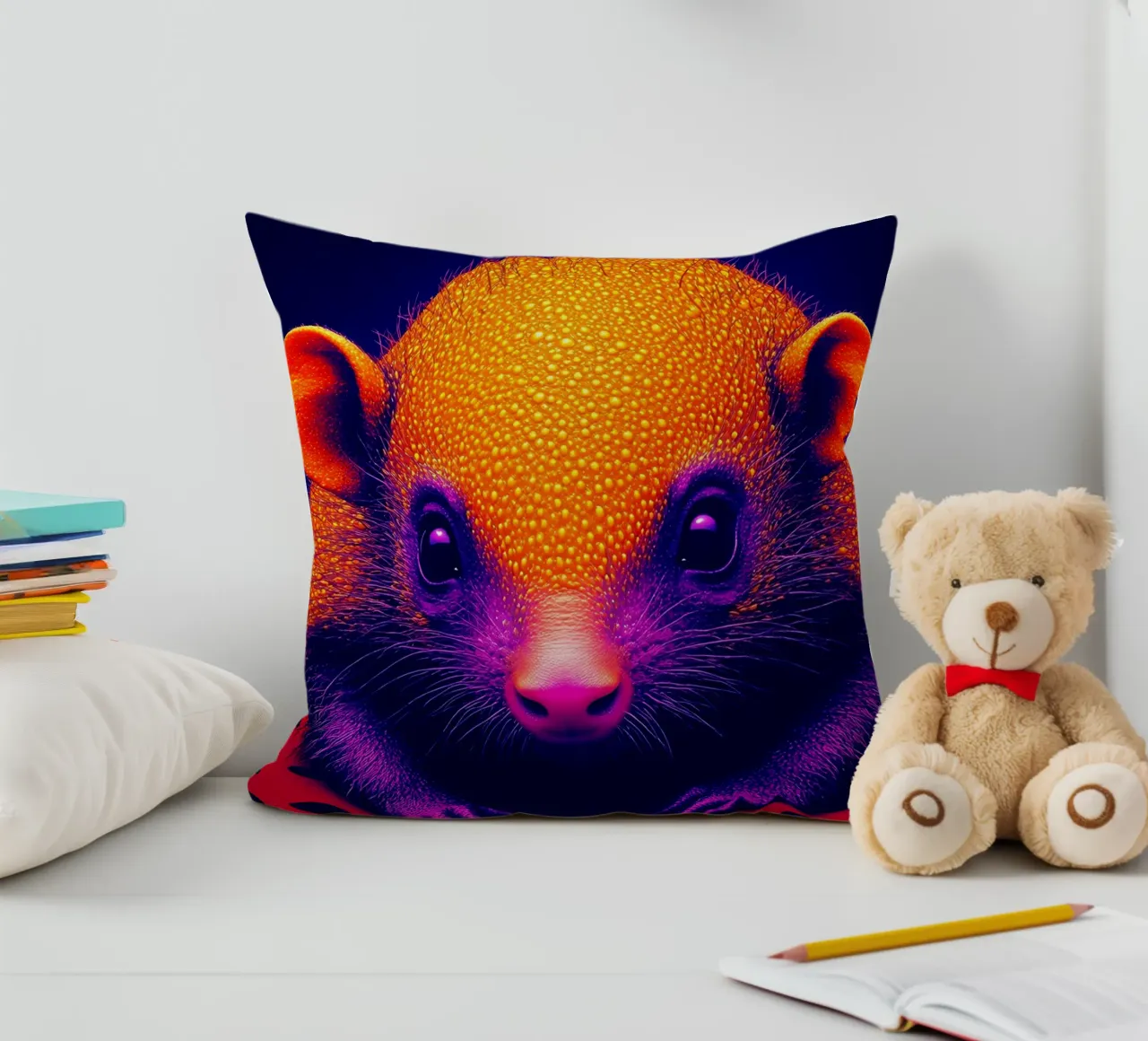 Riccio - Pop Art cuscino da ColorCrash Gallery