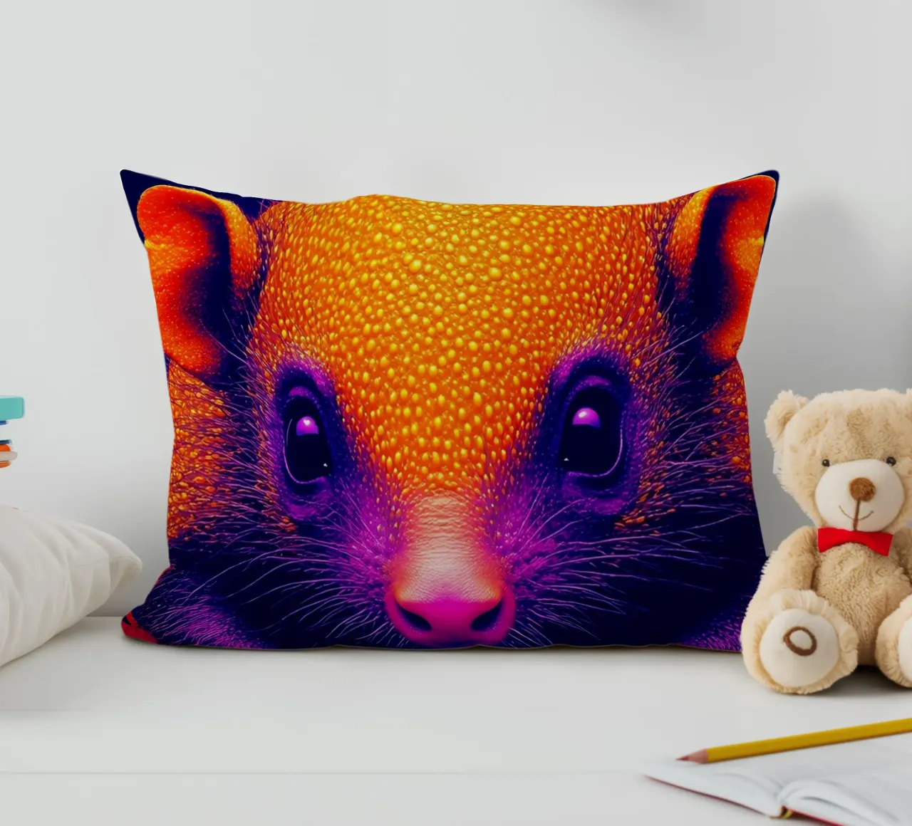Riccio - Pop Art cuscino da ColorCrash Gallery
