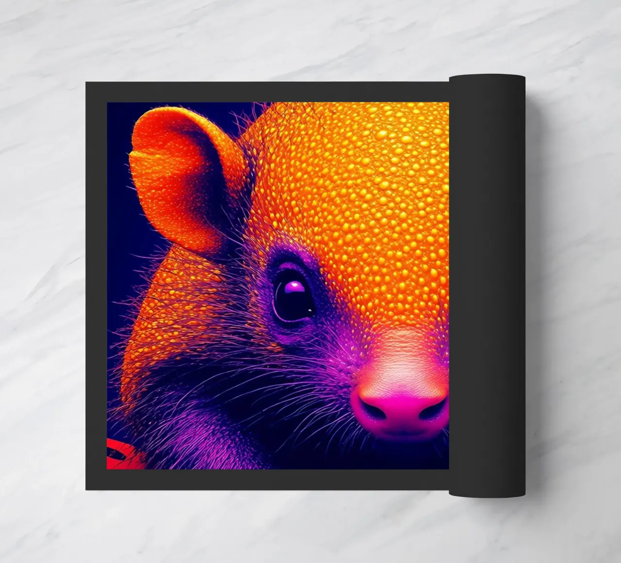 Riccio - Pop Art zerbino da ColorCrash Gallery