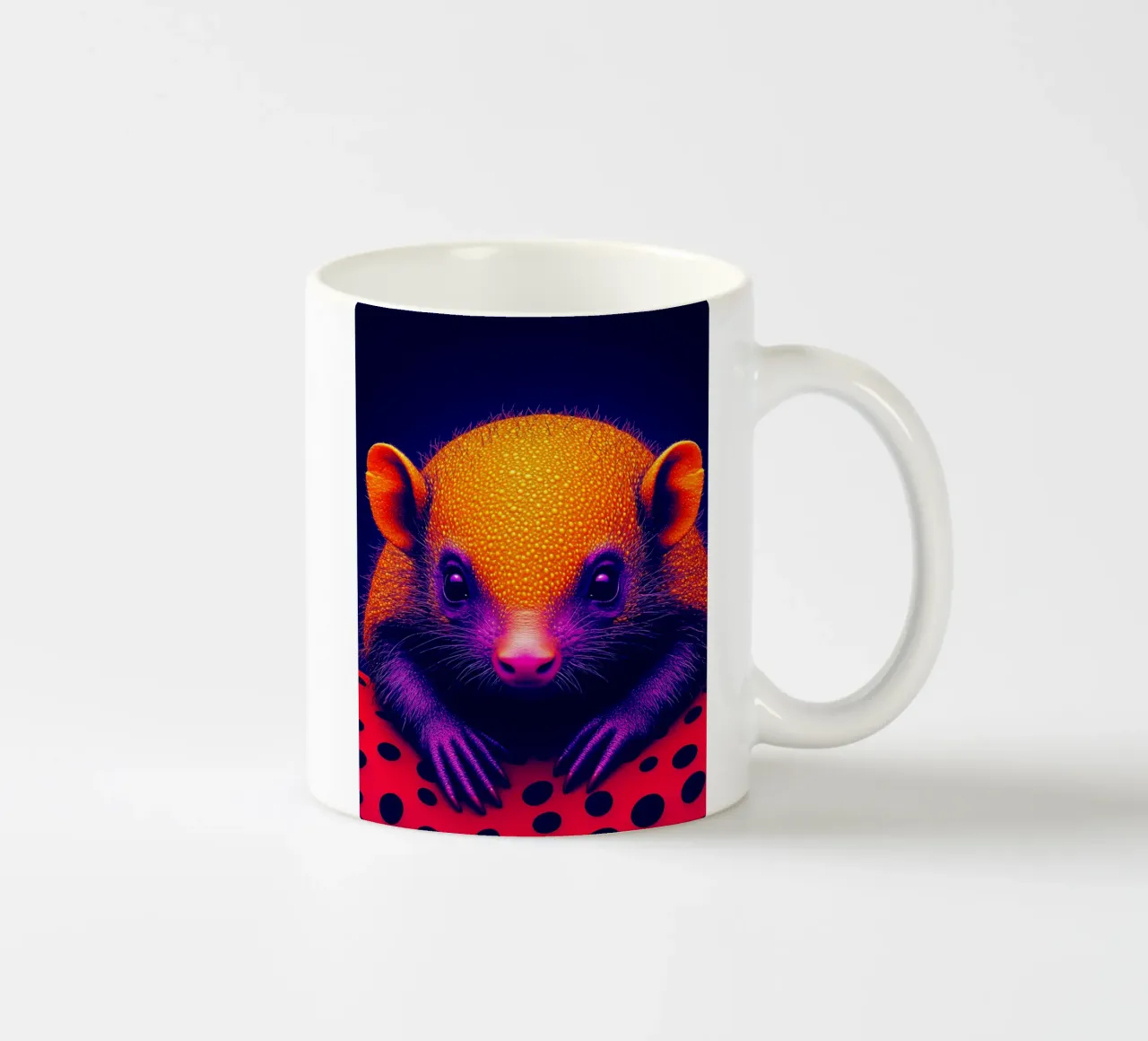 Riccio - Pop Art tazza in ceramica da ColorCrash Gallery