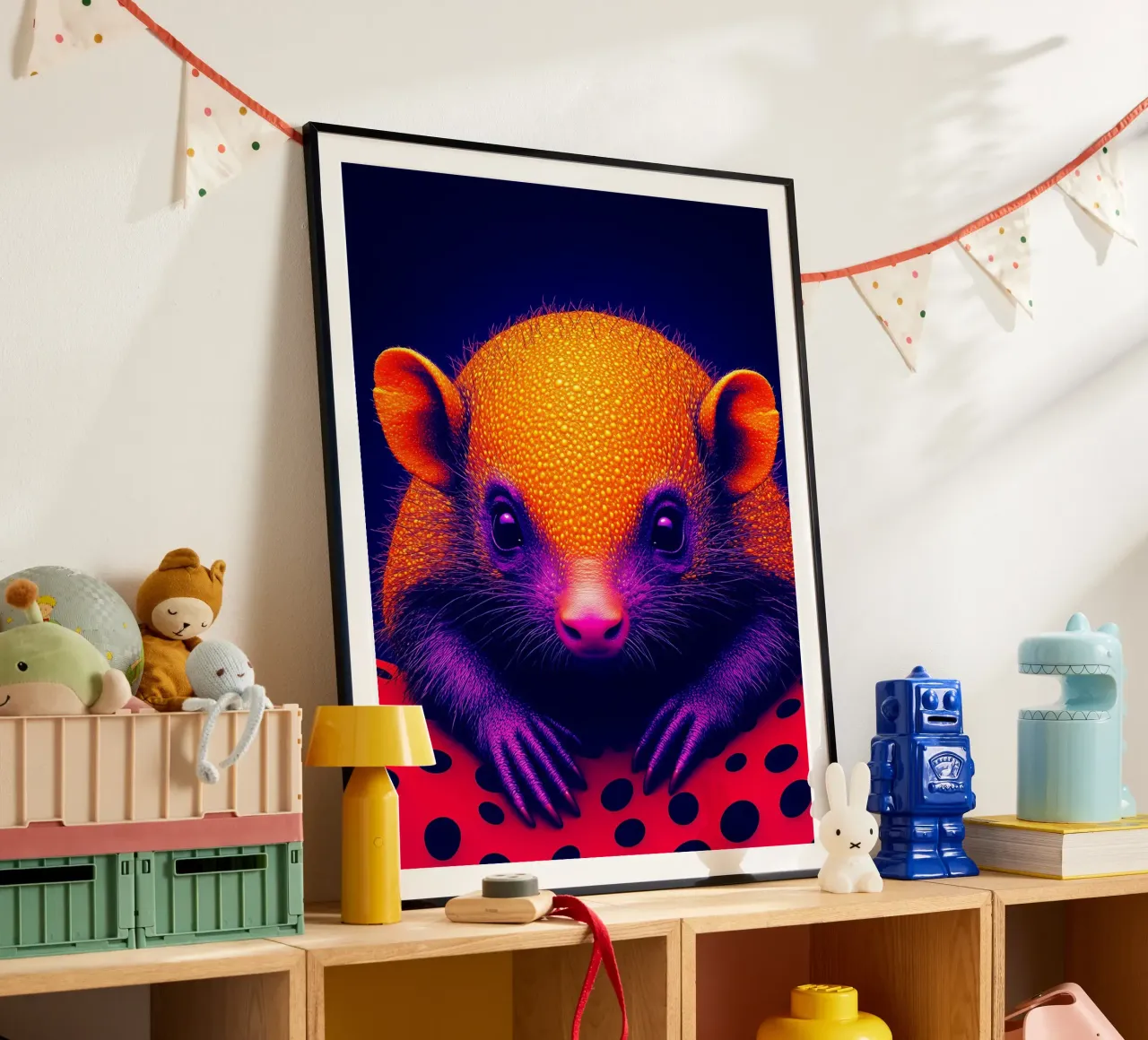 Igel - Pop Art Hahnemühle von ColorCrash Gallery