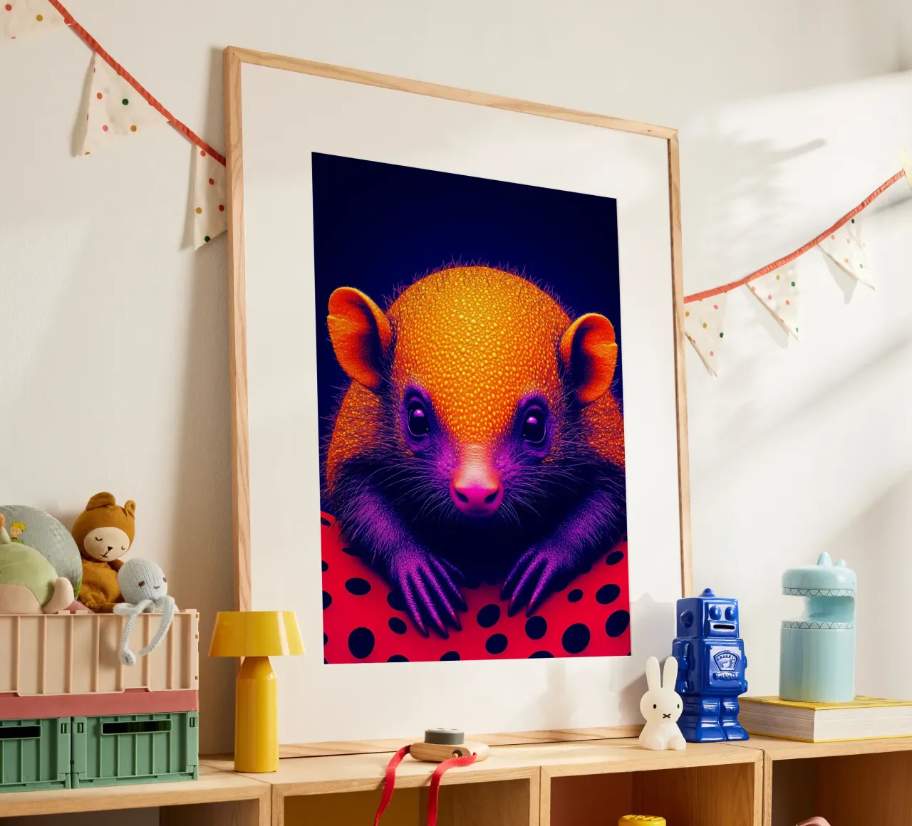 Igel - Pop Art Hahnemühle von ColorCrash Gallery