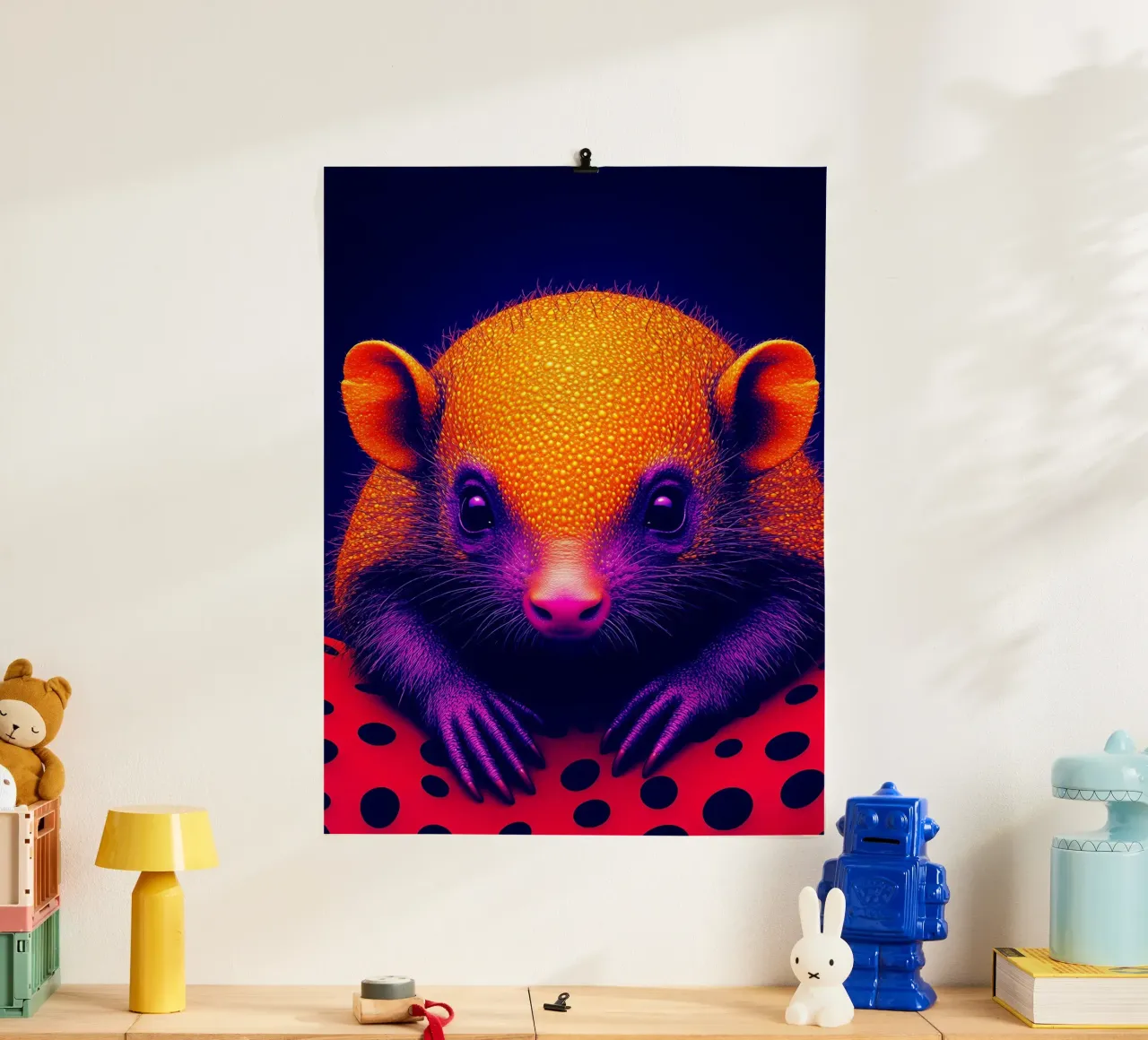Igel - Pop Art Hahnemühle von ColorCrash Gallery