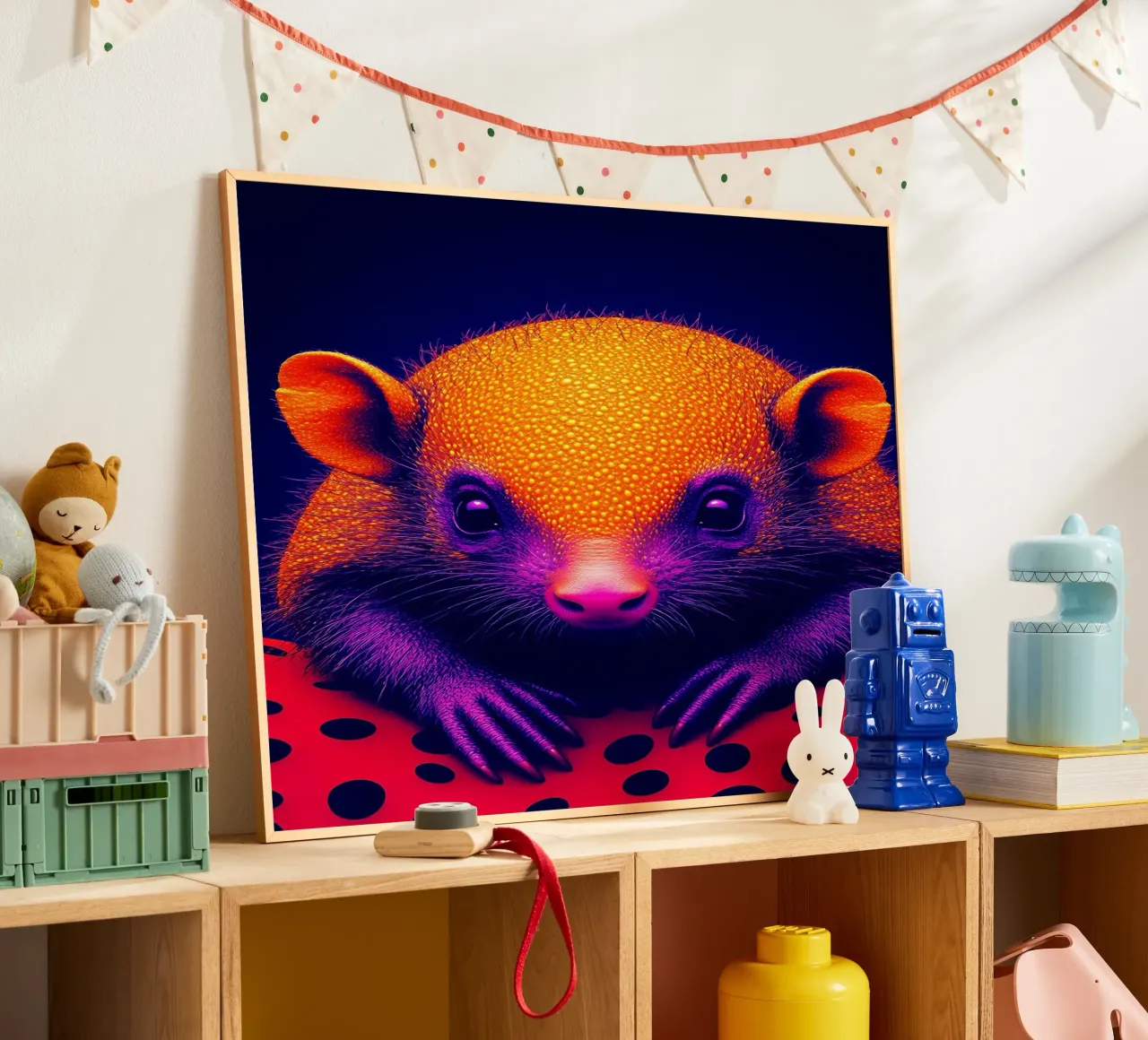 Igel - Pop Art Hahnemühle von ColorCrash Gallery