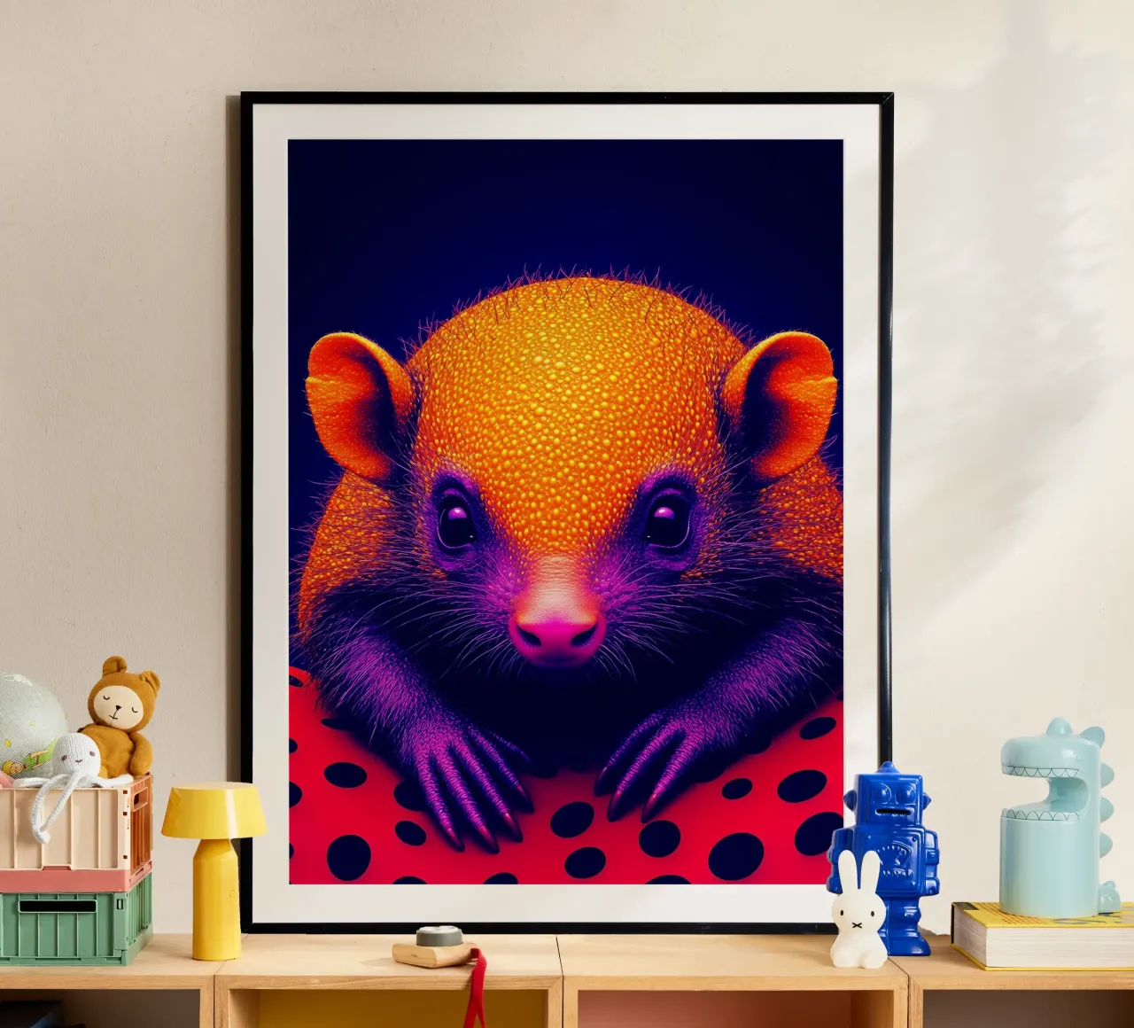 Igel - Pop Art Hahnemühle von ColorCrash Gallery