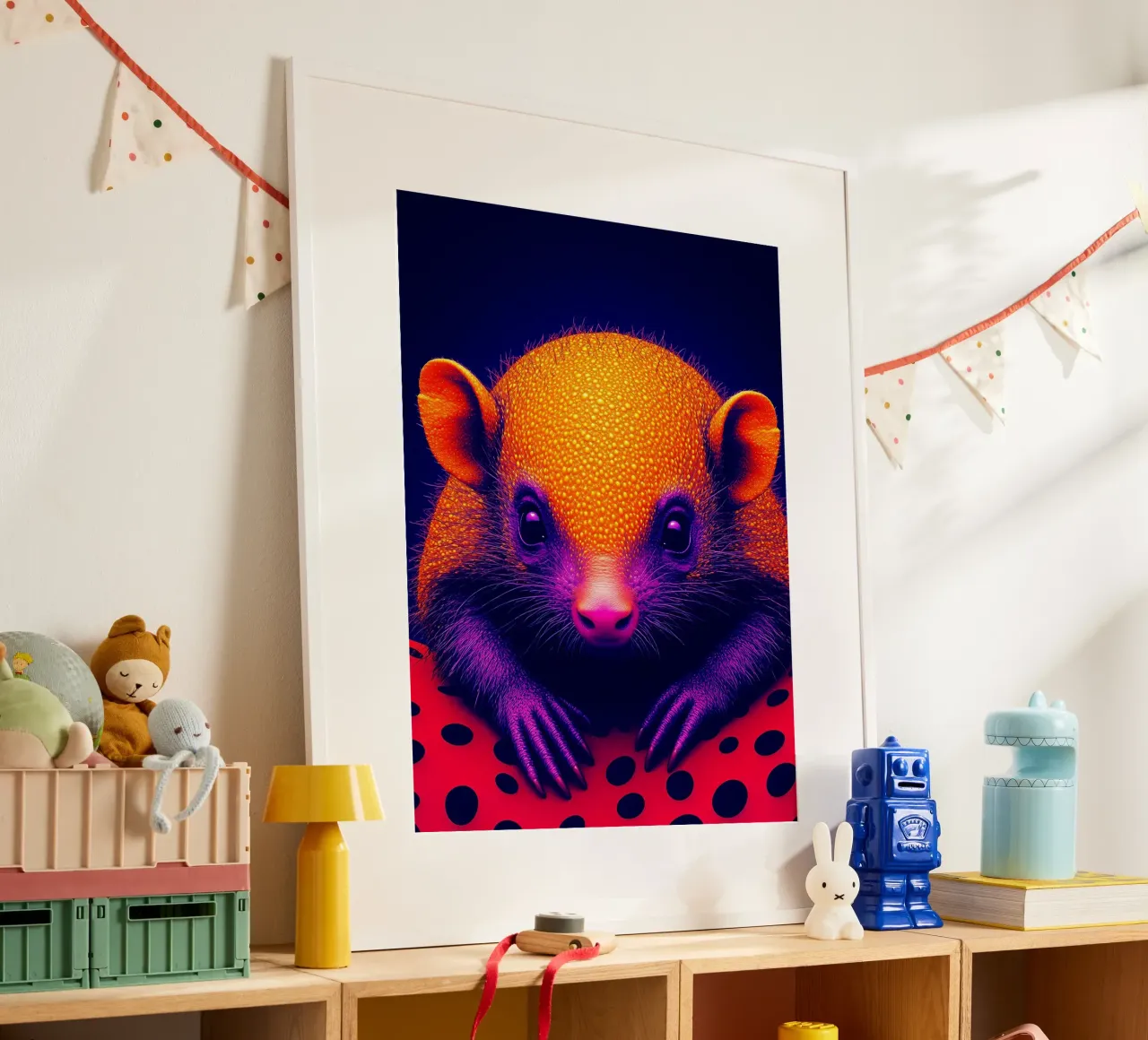 Igel - Pop Art Hahnemühle von ColorCrash Gallery