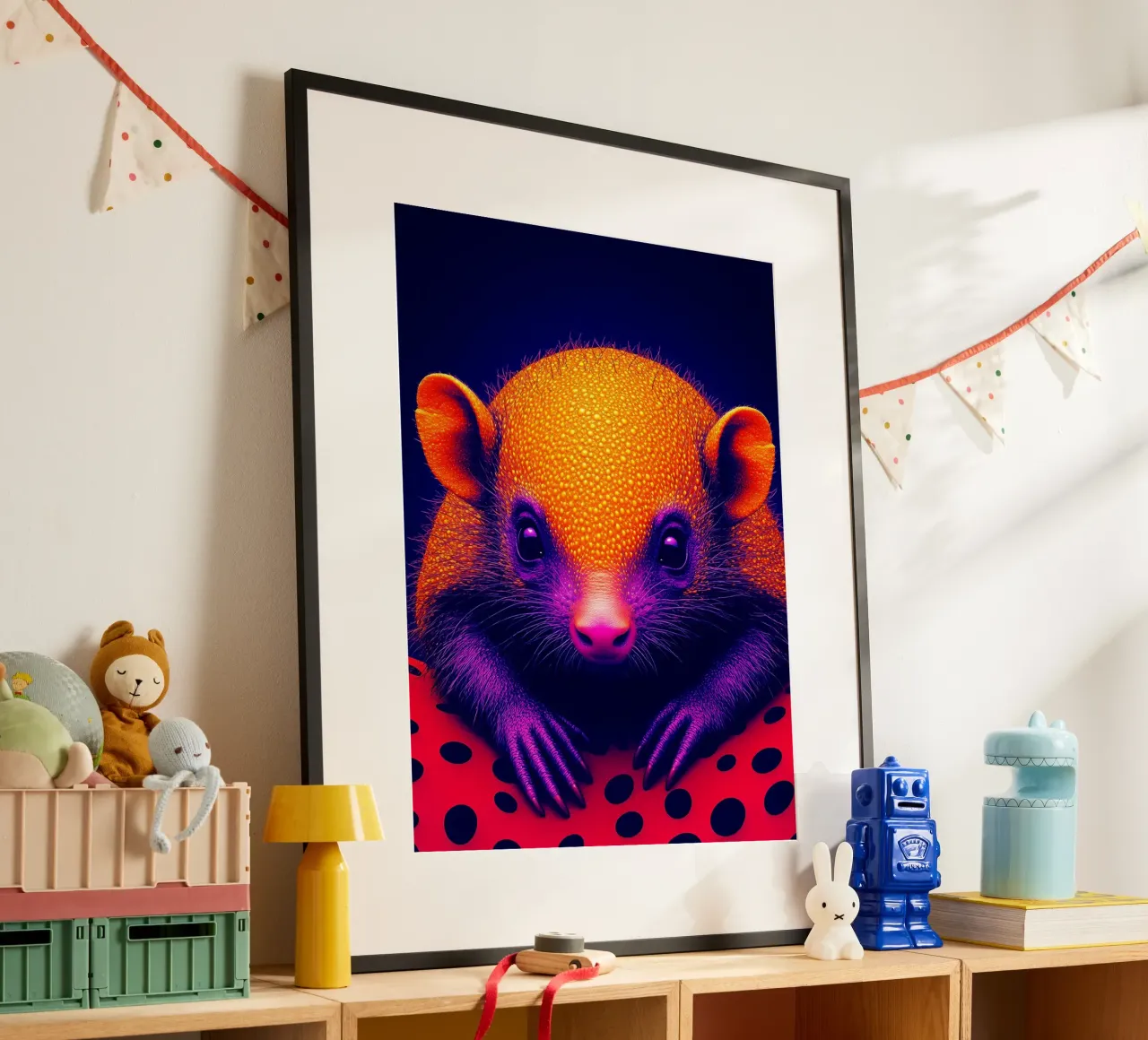 Igel - Pop Art Hahnemühle von ColorCrash Gallery
