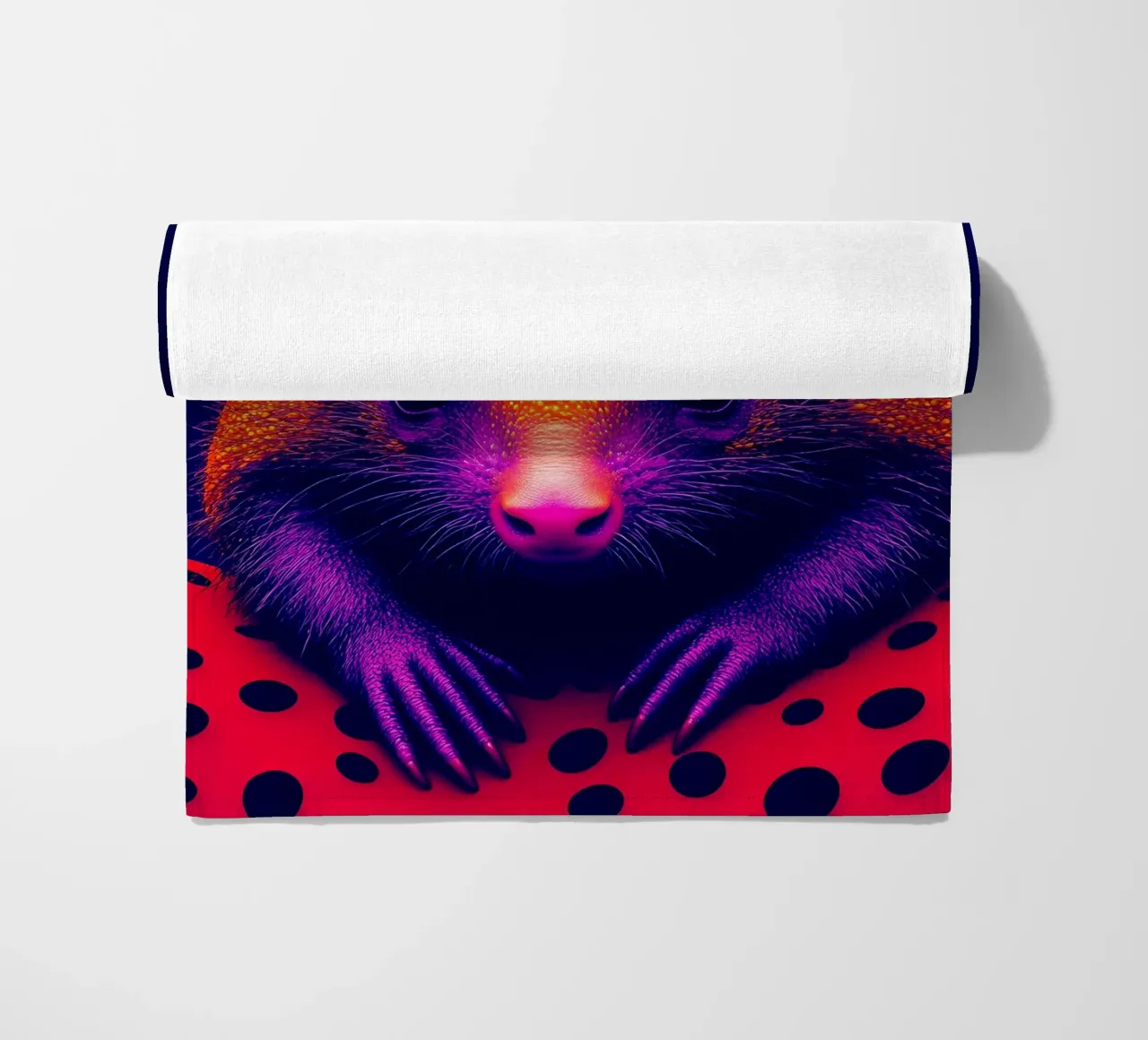 Riccio - Pop Art telo mare da ColorCrash Gallery