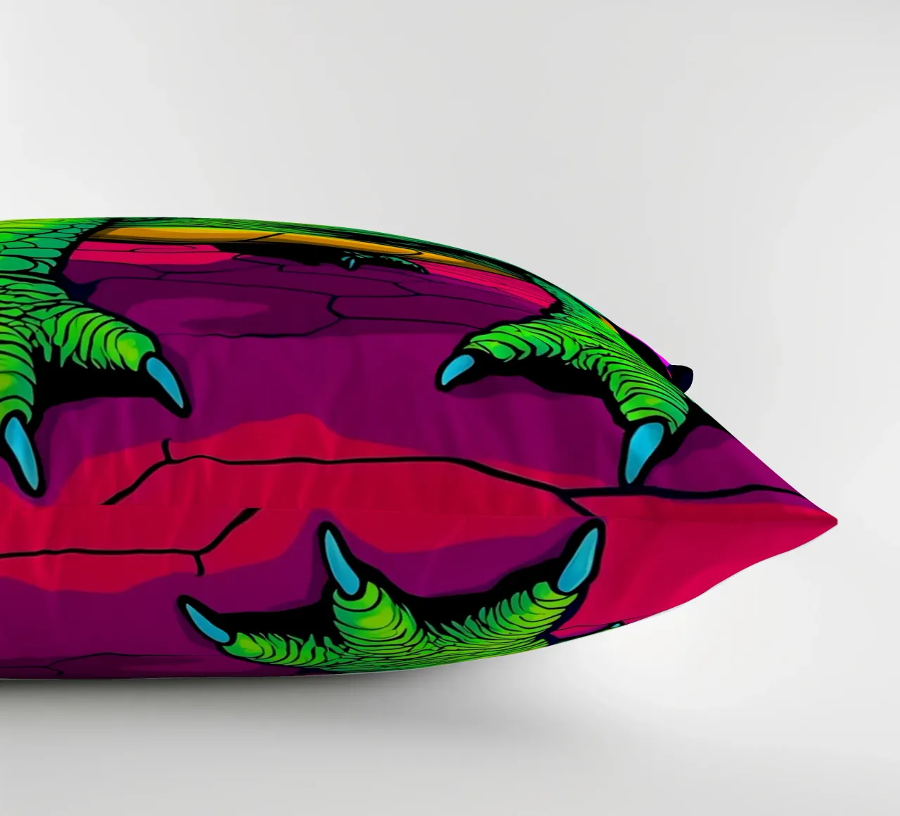 Tartaruga con occhiali - Pop Art cuscino da ColorCrash Gallery