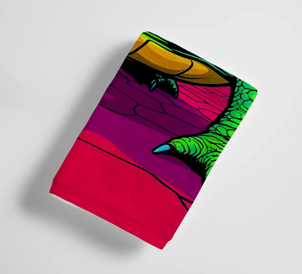 Tartaruga con occhiali - Pop Art asciugamano da bagno da ColorCrash Gallery