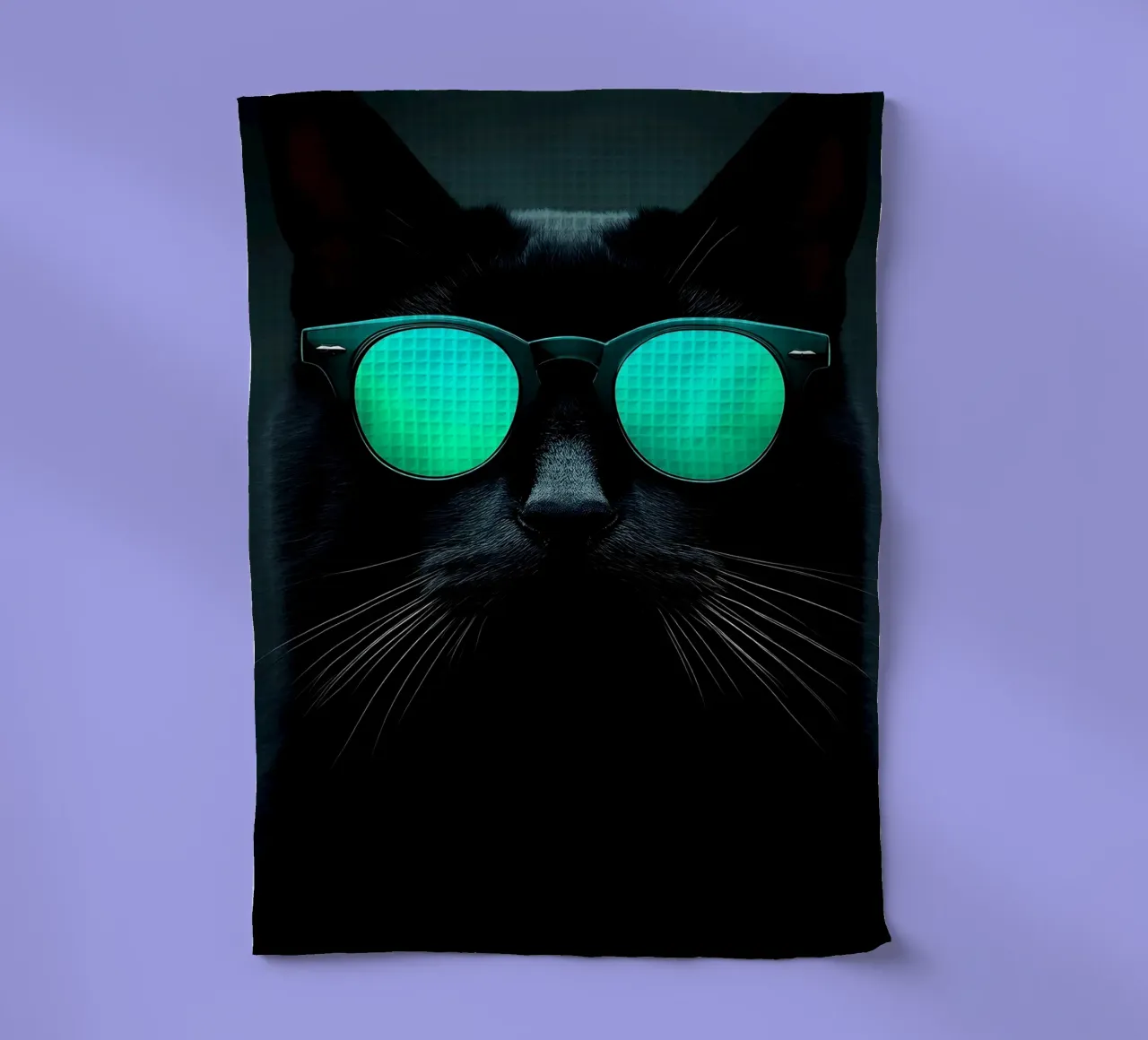 Gatto con occhiali da sole - Pop Art canovaccio da cucina da ColorCrash Gallery