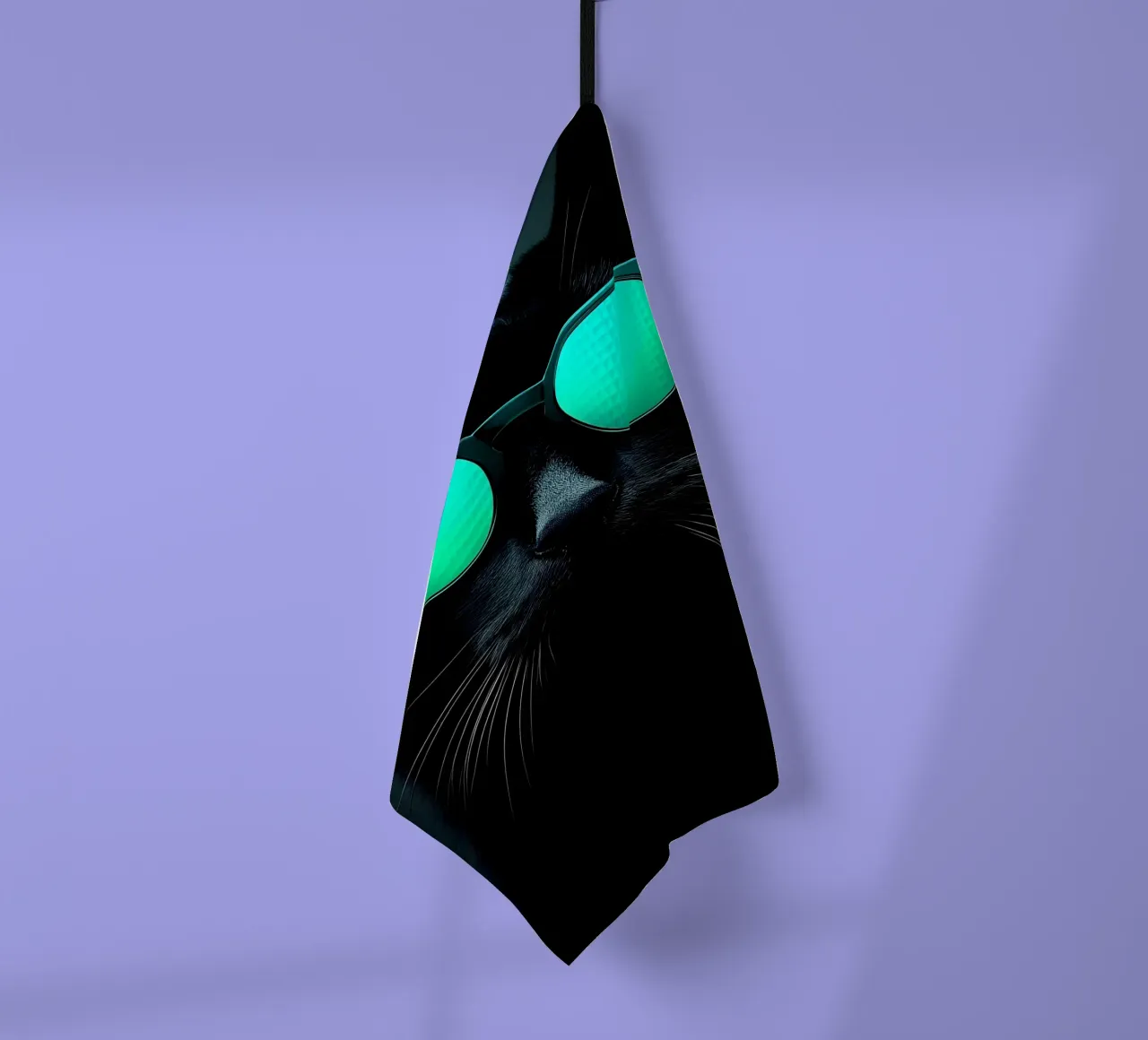 Gatto con occhiali da sole - Pop Art canovaccio da cucina da ColorCrash Gallery