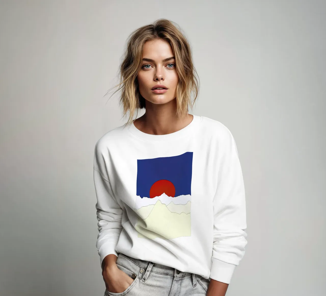 French Alps sweatshirt by Rosi Feist