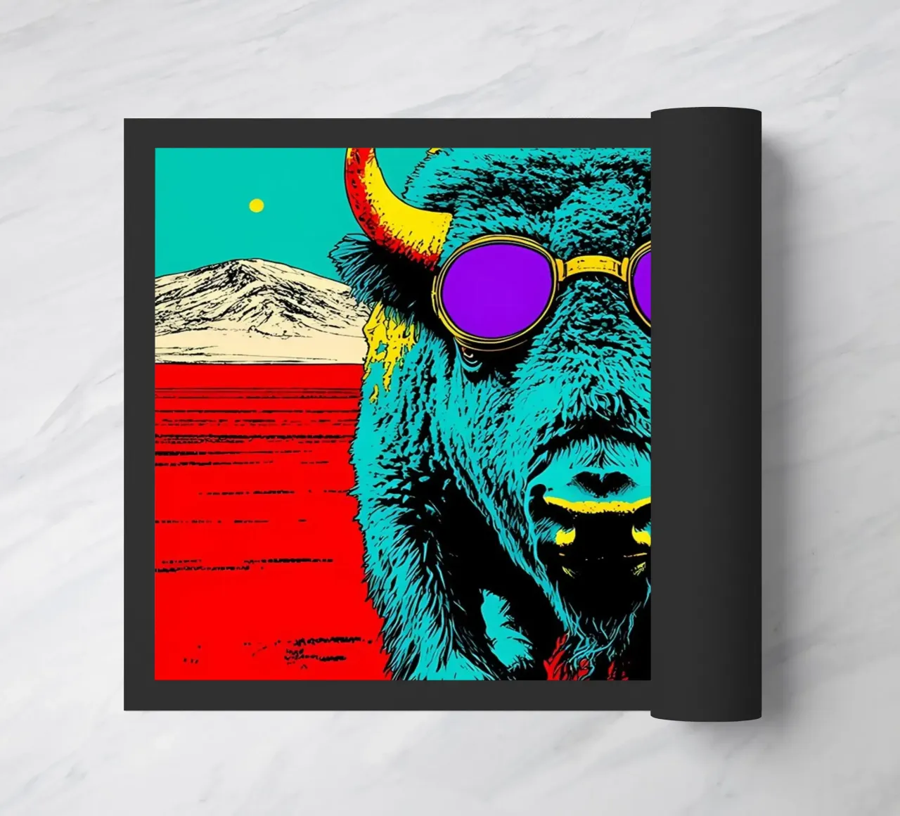 Buffalo - Pop Art zerbino da ColorCrash Gallery
