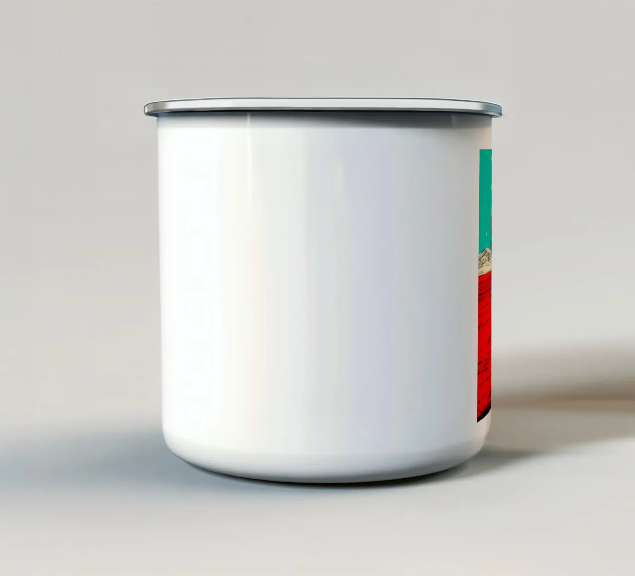 Buffalo - Pop Art tazza in smalto da ColorCrash Gallery