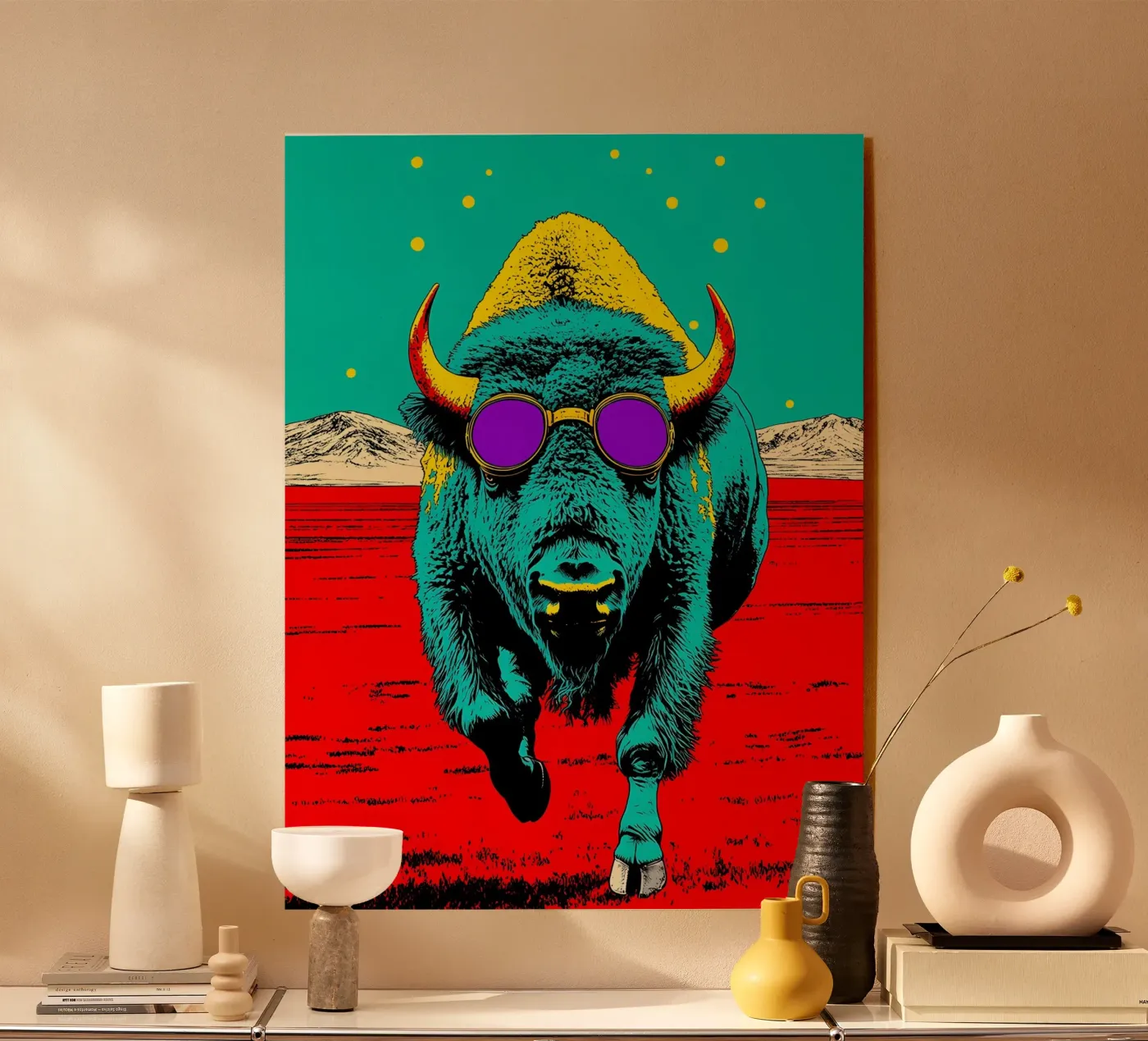 Buffalo - Pop Art plexiglass da ColorCrash Gallery
