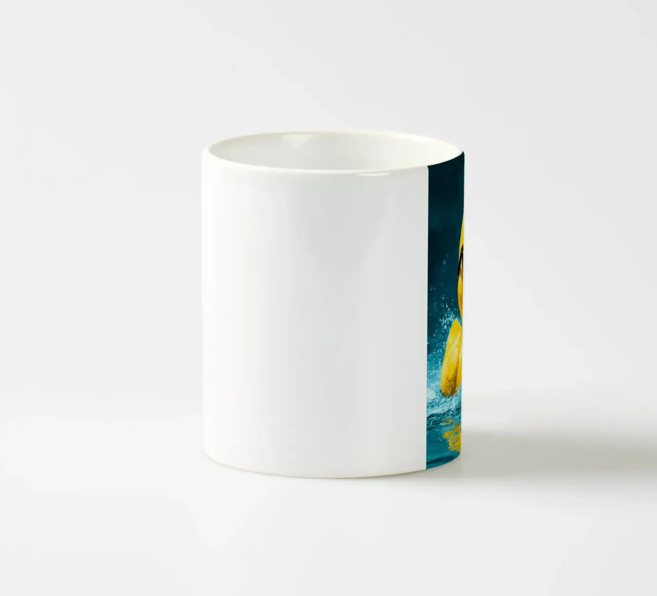 Anatra in occhiali - Pop Art tazza in ceramica da ColorCrash Gallery