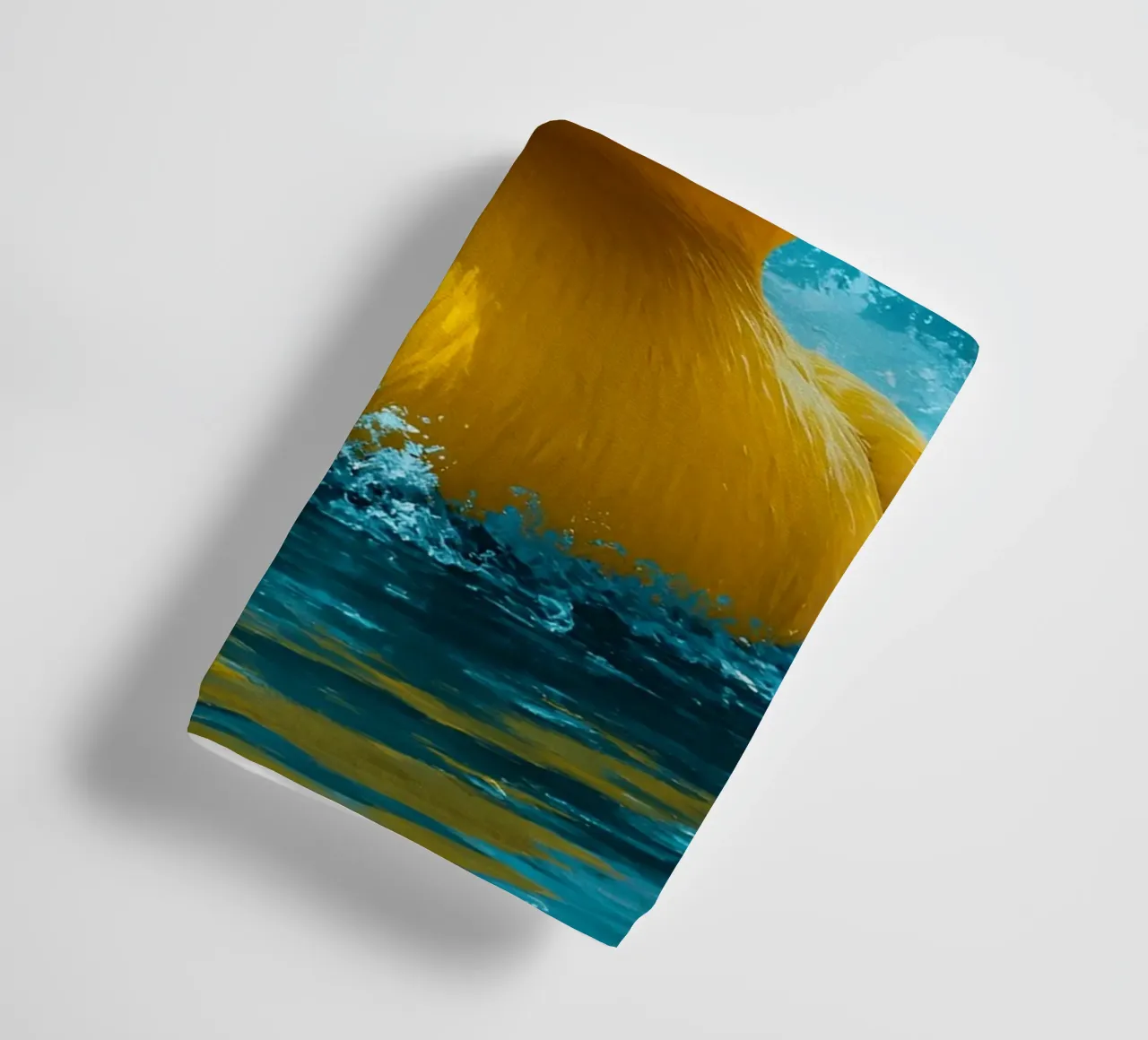 Anatra in occhiali - Pop Art asciugamano da bagno da ColorCrash Gallery
