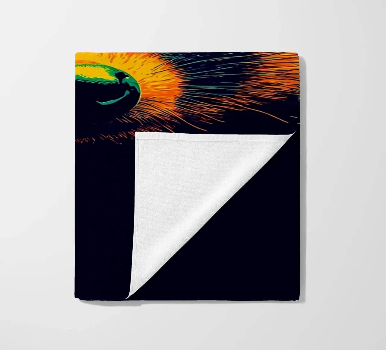Procione - Pop Art telo mare da ColorCrash Gallery
