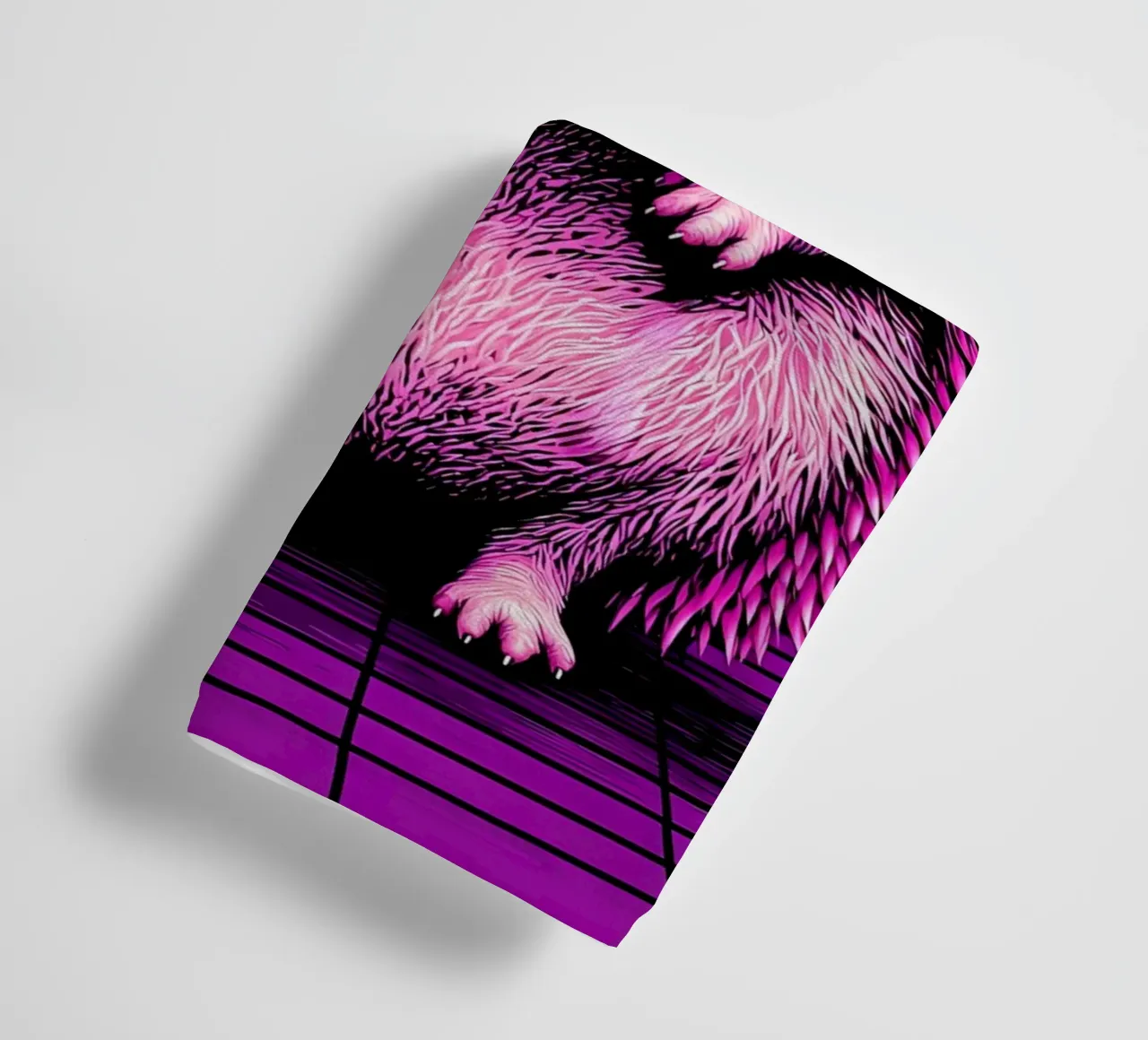 Riccio con gli occhiali - Pop Art asciugamano da bagno da ColorCrash Gallery