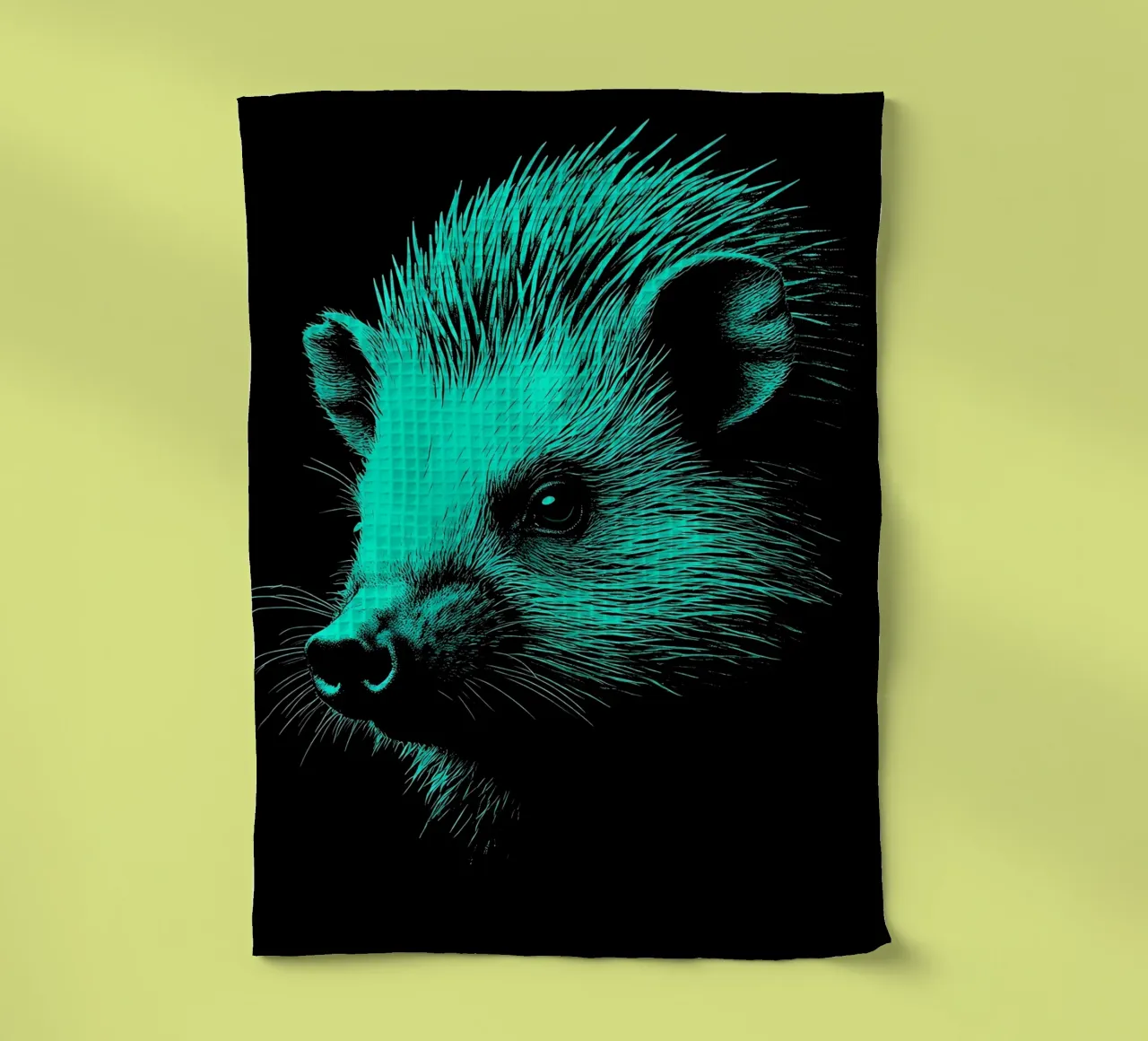 Riccio - Pop Art canovaccio da cucina da ColorCrash Gallery