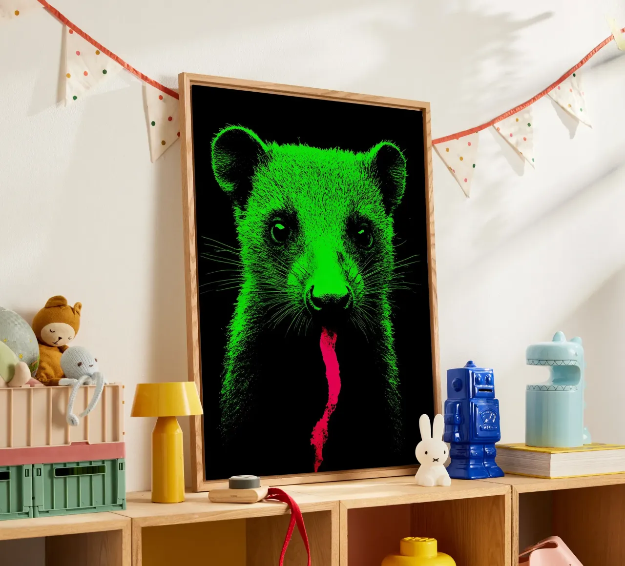 Donnola - Pop Art plexiglass da ColorCrash Gallery