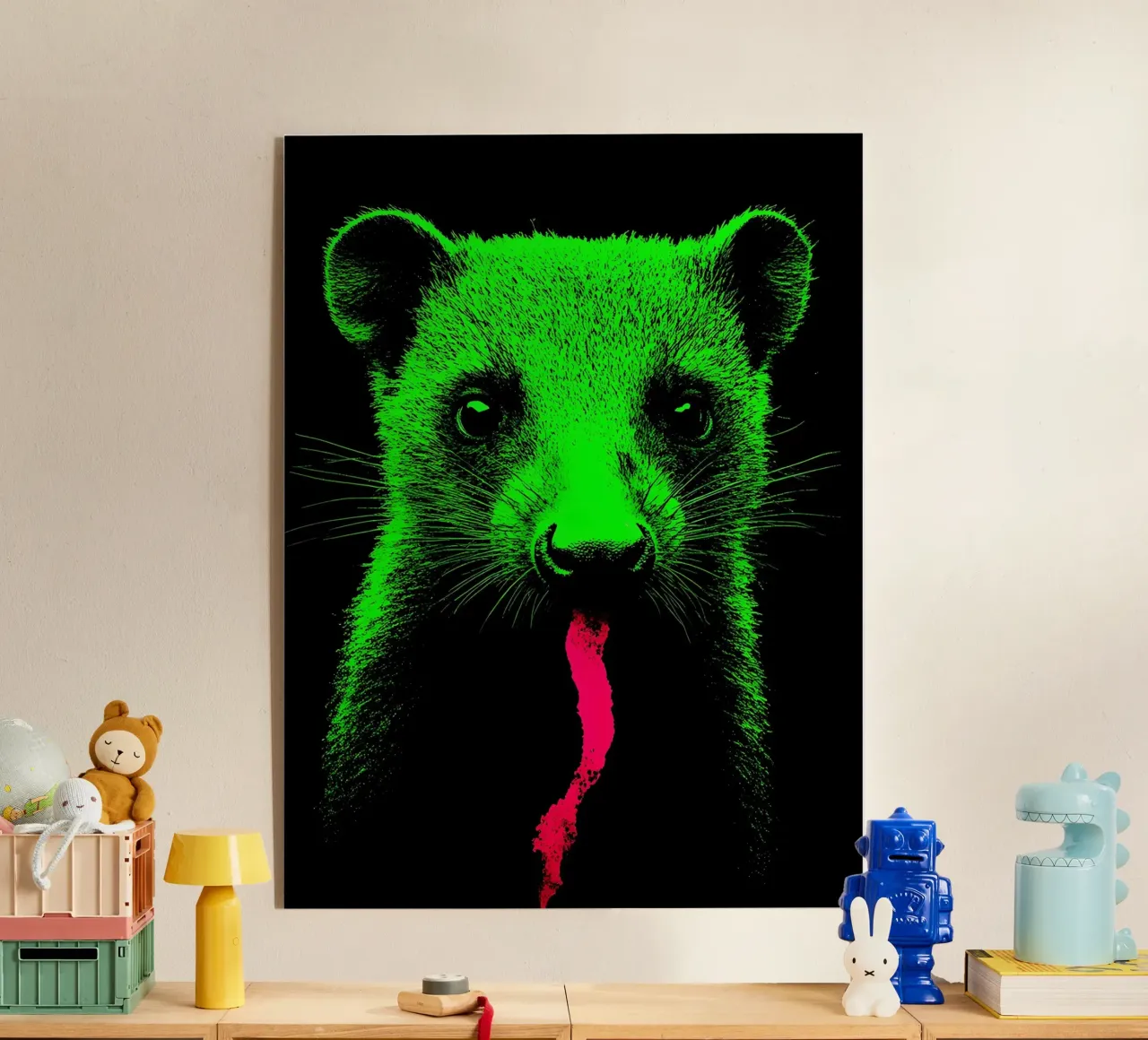 Donnola - Pop Art plexiglass da ColorCrash Gallery