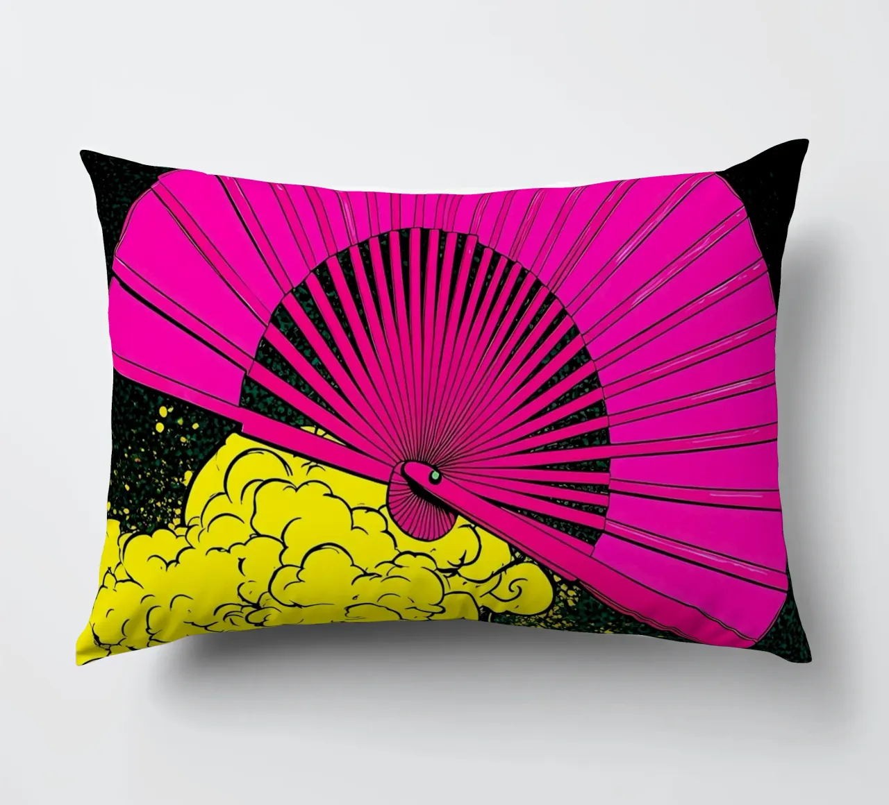 Fan On Wave - Pop Art cuscino da ColorCrash Gallery