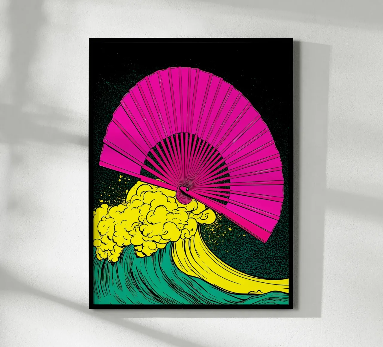 Fan On Wave - Pop Art carta hahnemühle da ColorCrash Gallery