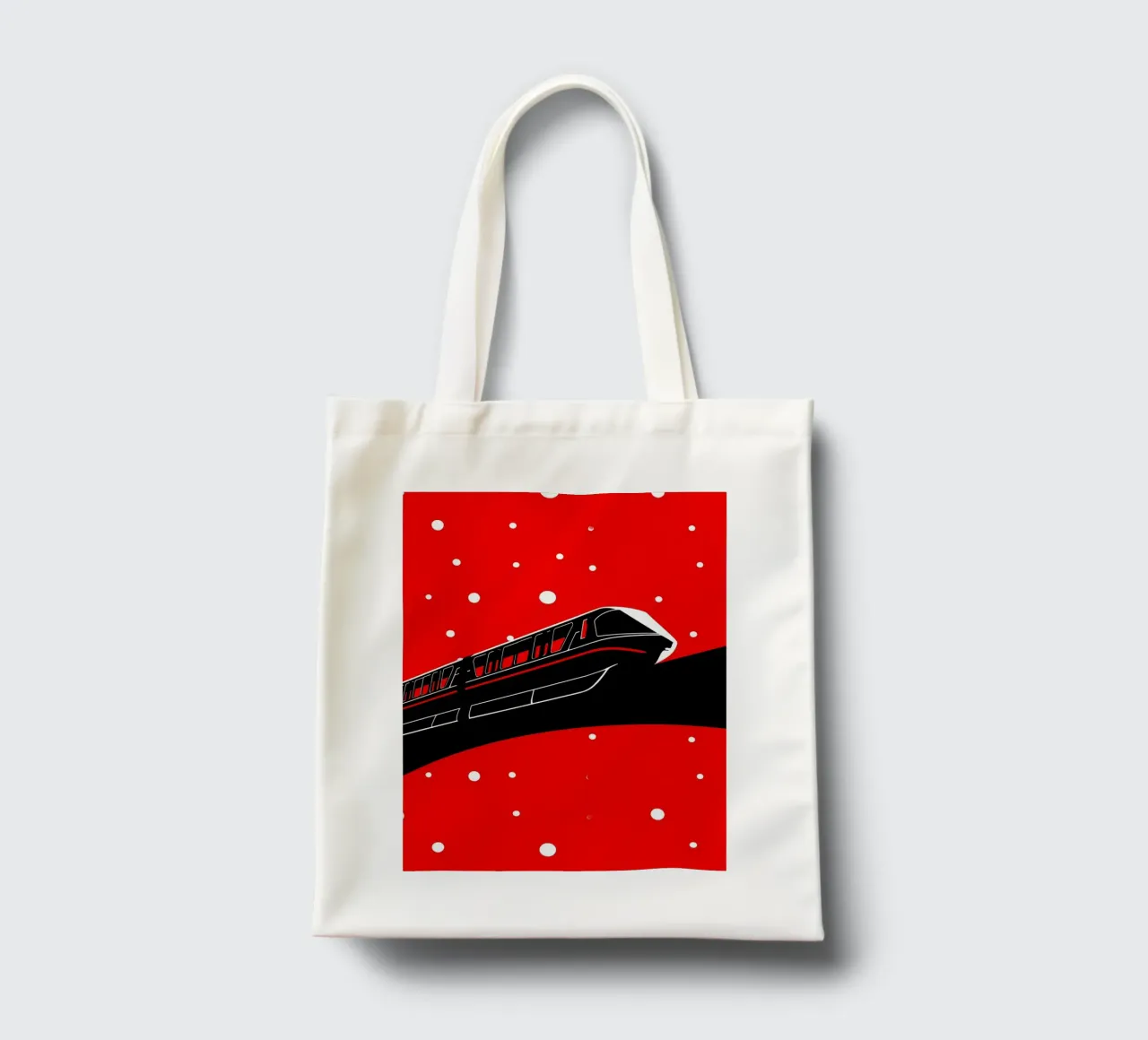 Monorail - Pop Art tote bag by ColorCrash Gallery